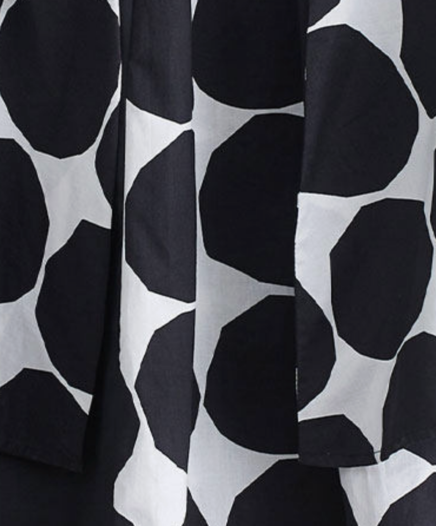 large polka dot monochrome wide pants EN2771