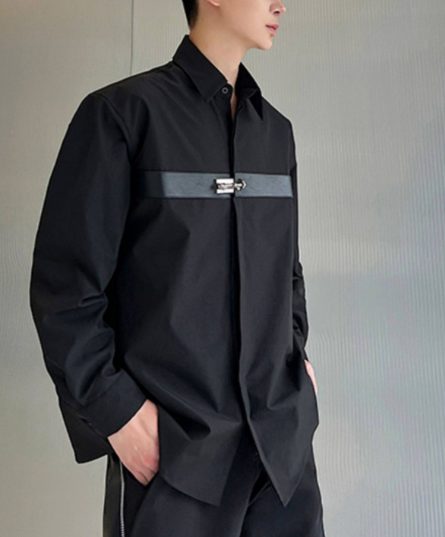 metal rock design border shirt EN2664