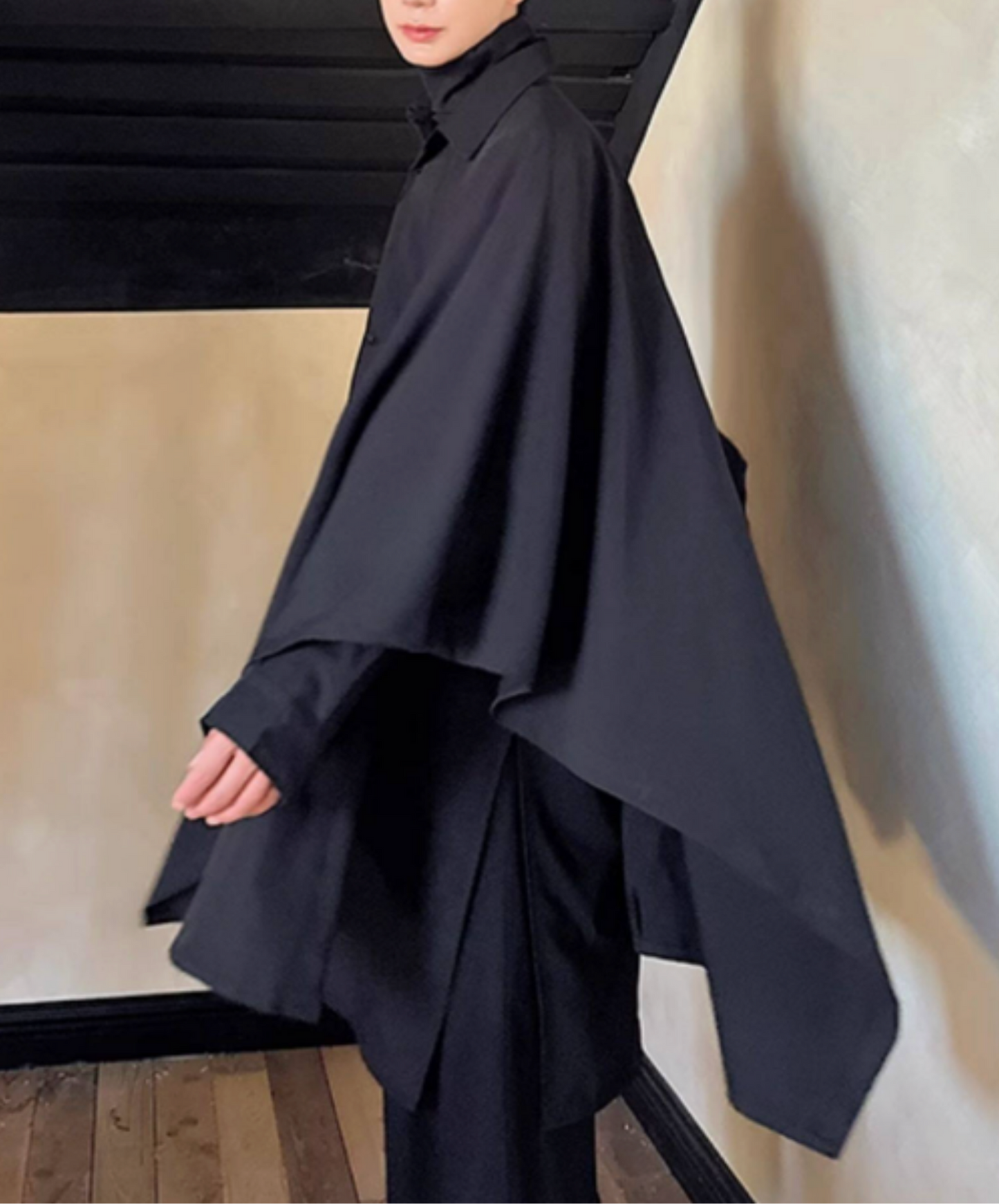 2-way cape shirt EN2751