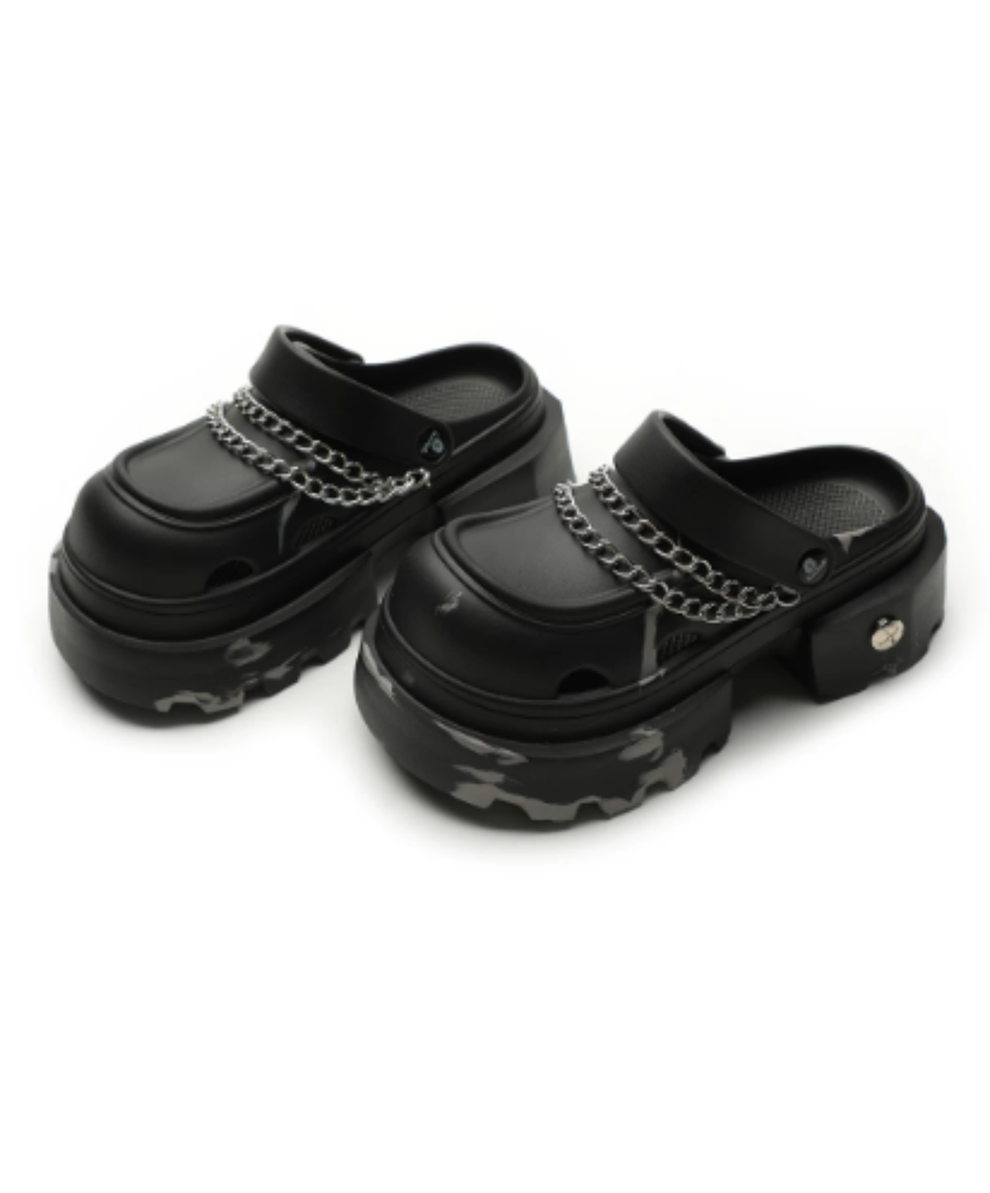 dark punk chain sandals EN2929