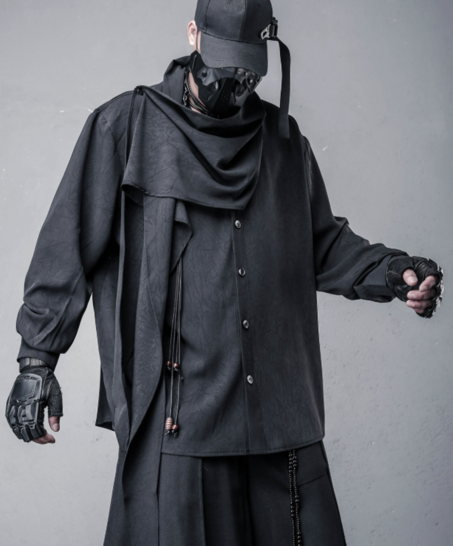 dark shawls and scarves shirt EN2694