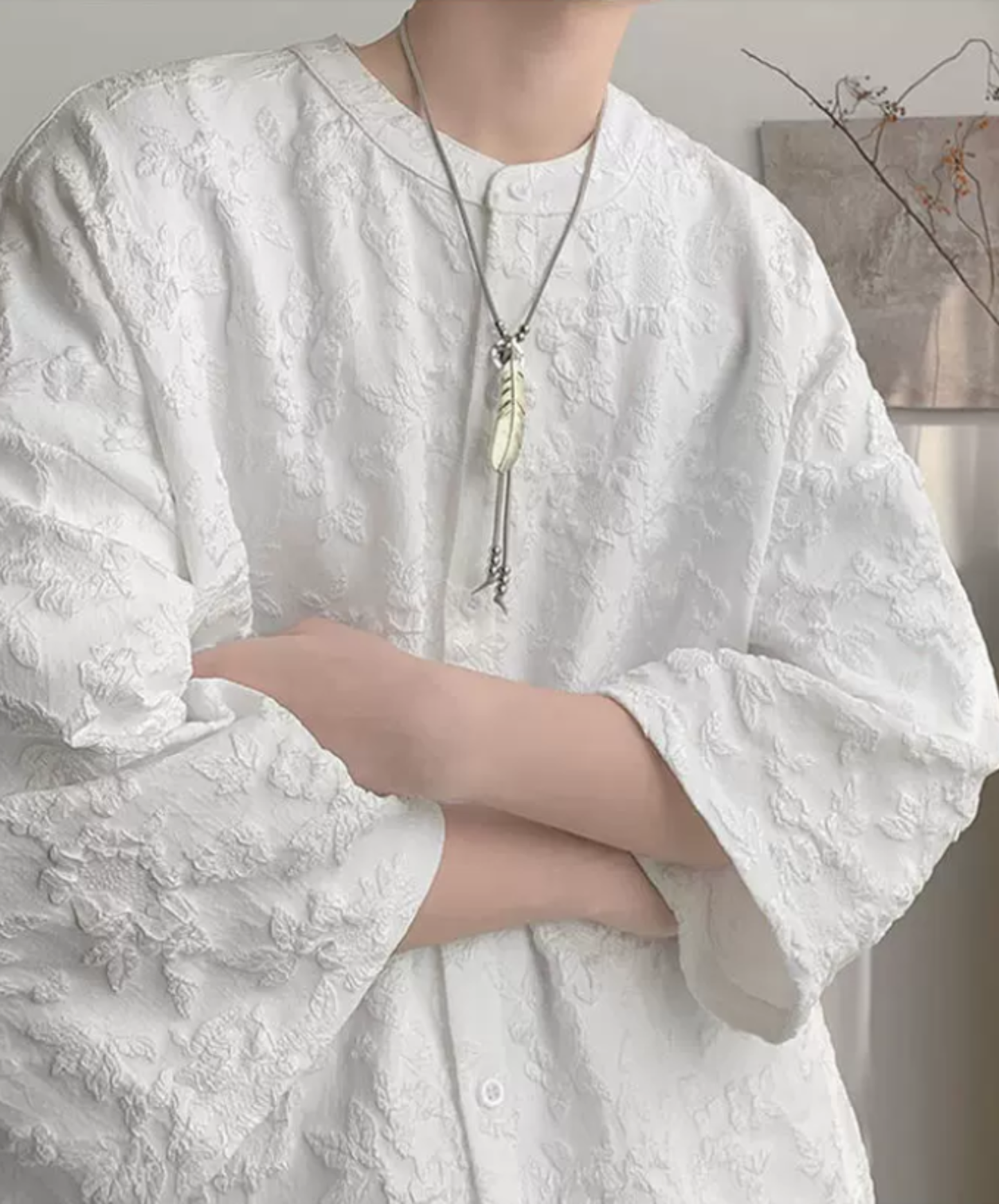 chinese style texture shirt EN2271