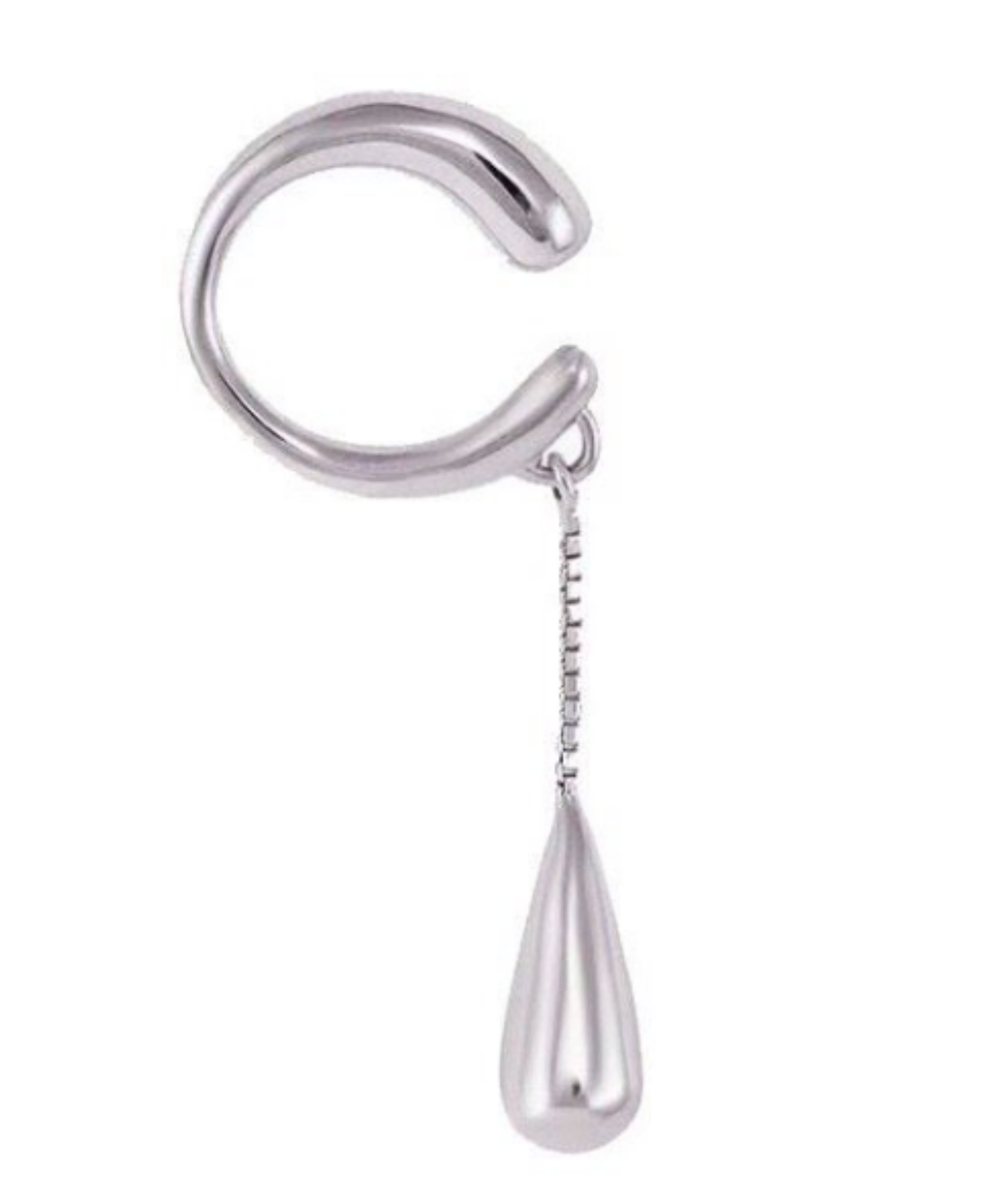 droplet motif ear cuff EN2775