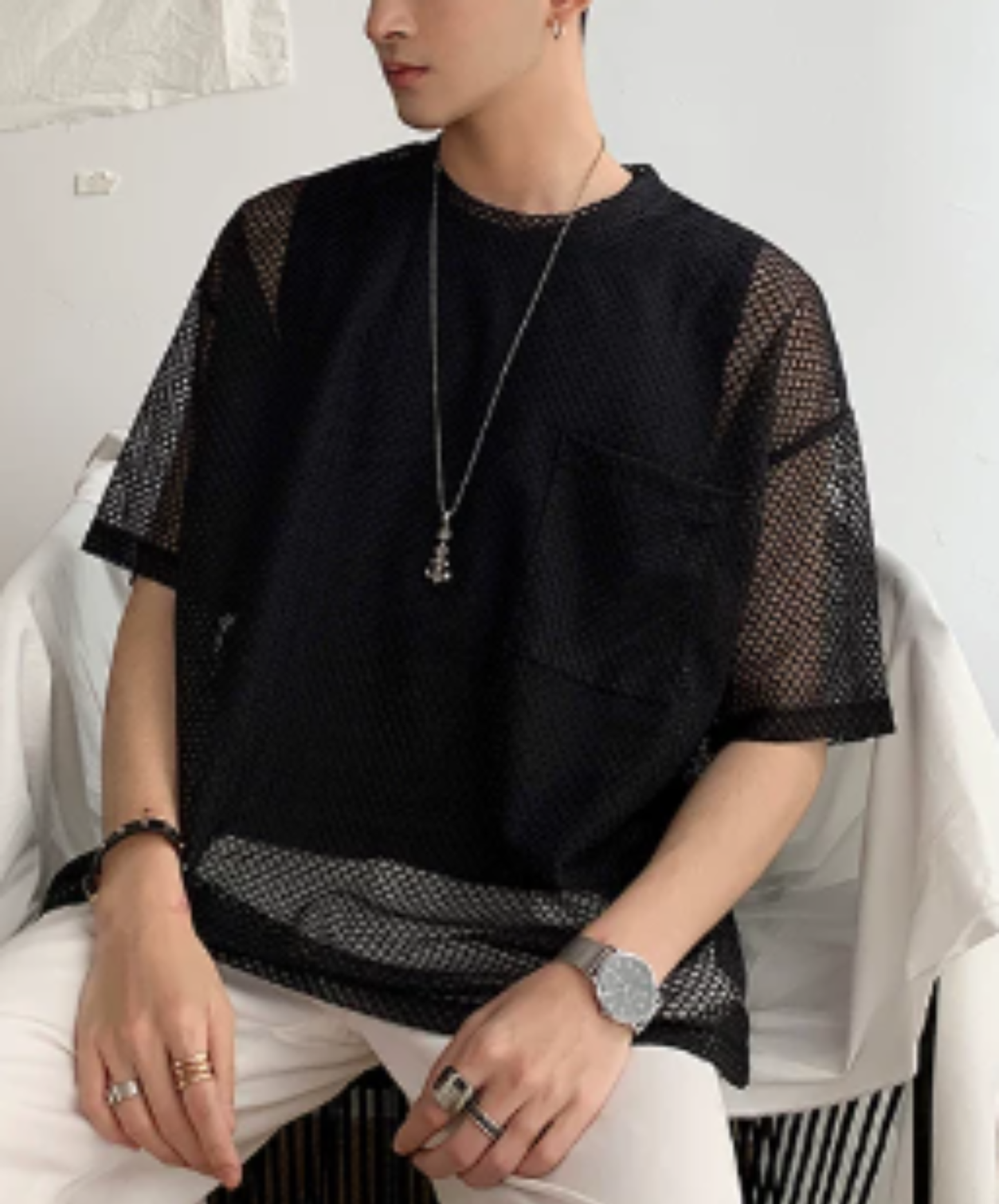 mesh two piece t-shirt EN2928