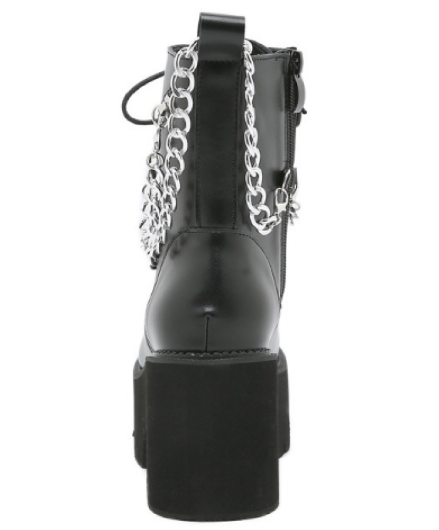 metal chain cross design boots EN1272