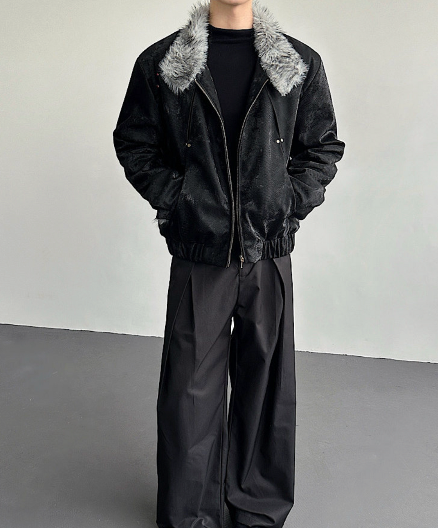 clean fit stand collar jacket EN2570