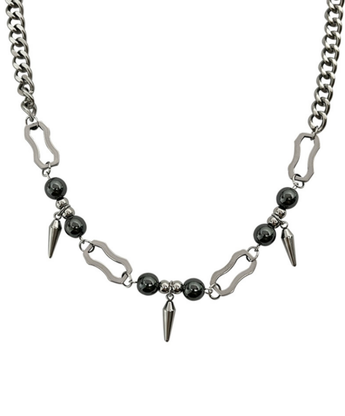 punk style with rivets necklace EN2597