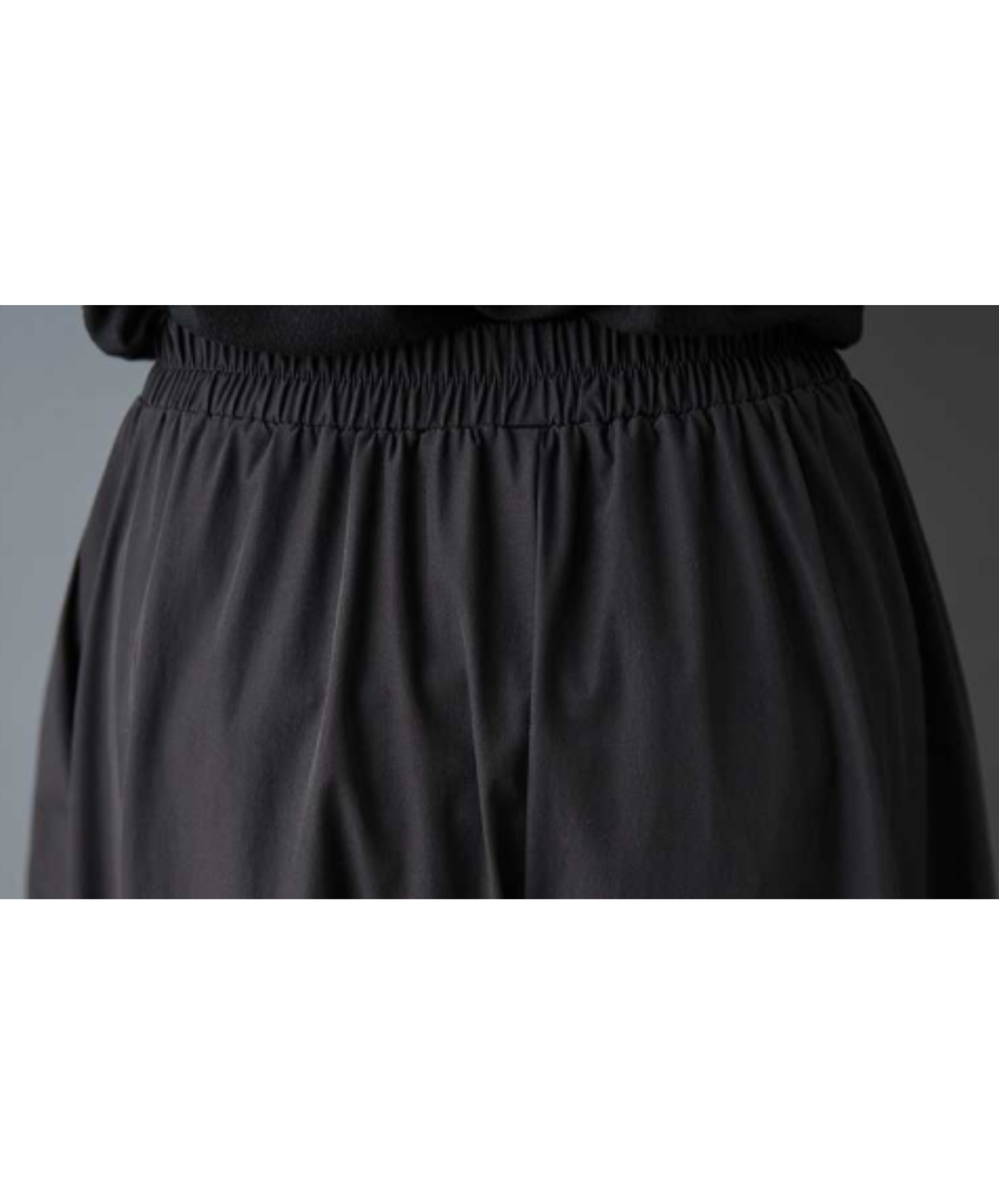 stitched balloon silhouette wide pants EN3034