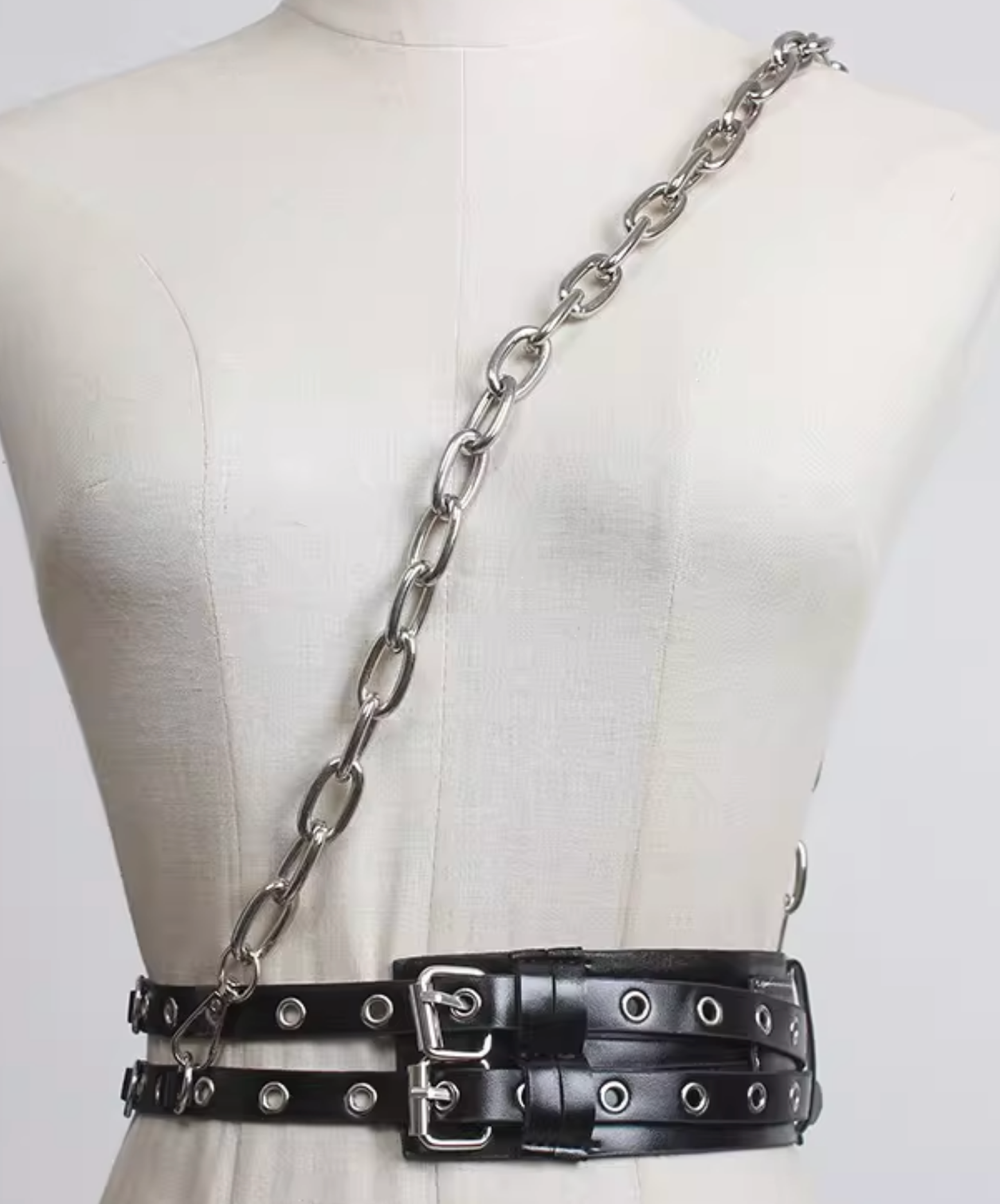 punk-style off-shoulder waist chain belt EN2790
