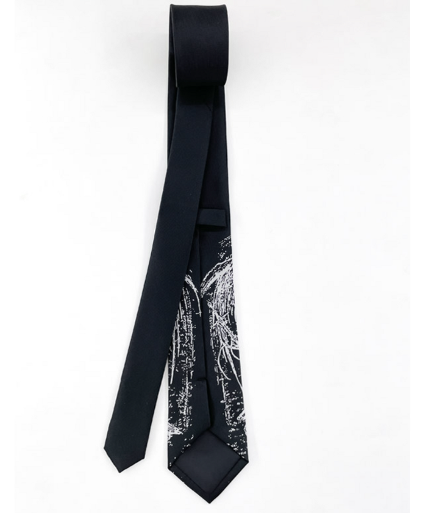 hell goddess motif punk rock necktie EN1714