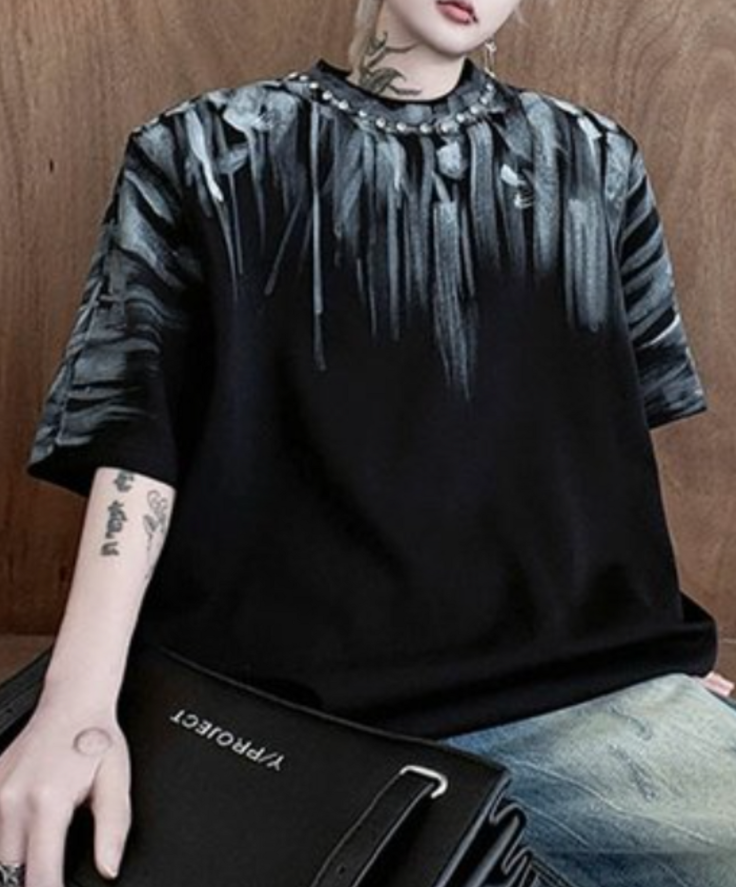 hand drawn gradient design t-shirt EN2071