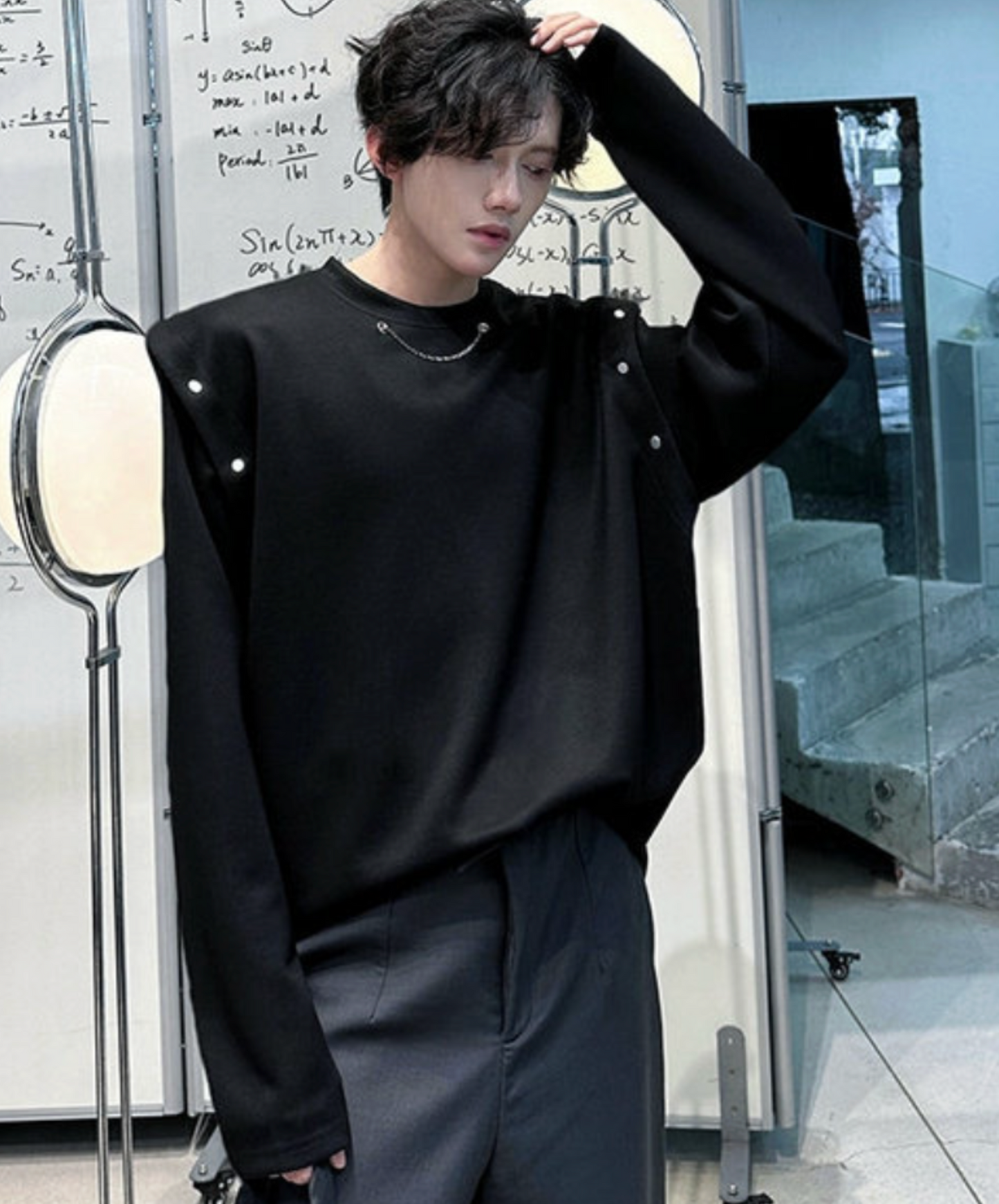 2-way removable sleeves t-shirt EN2648