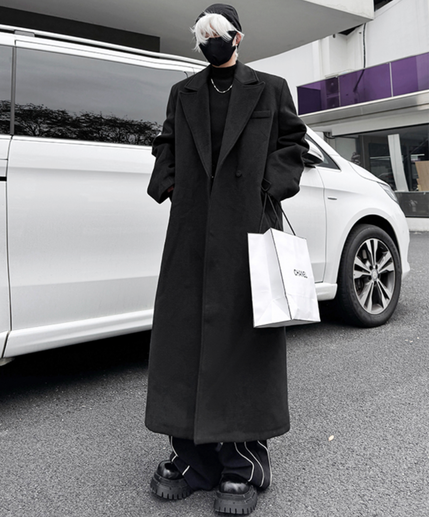 long wool trench coat EN2601