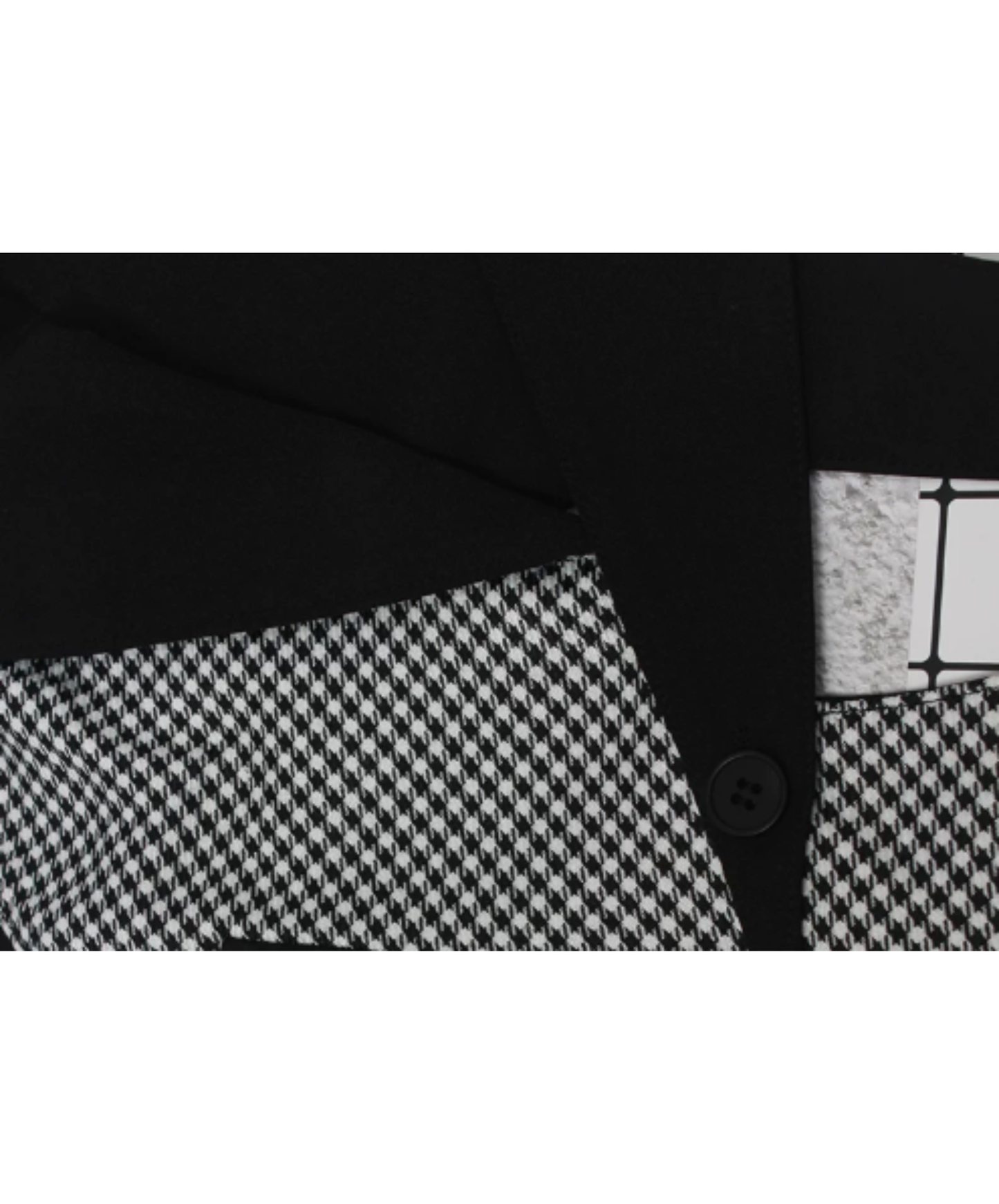 dark asymmetrical mashu design vest  EN3082