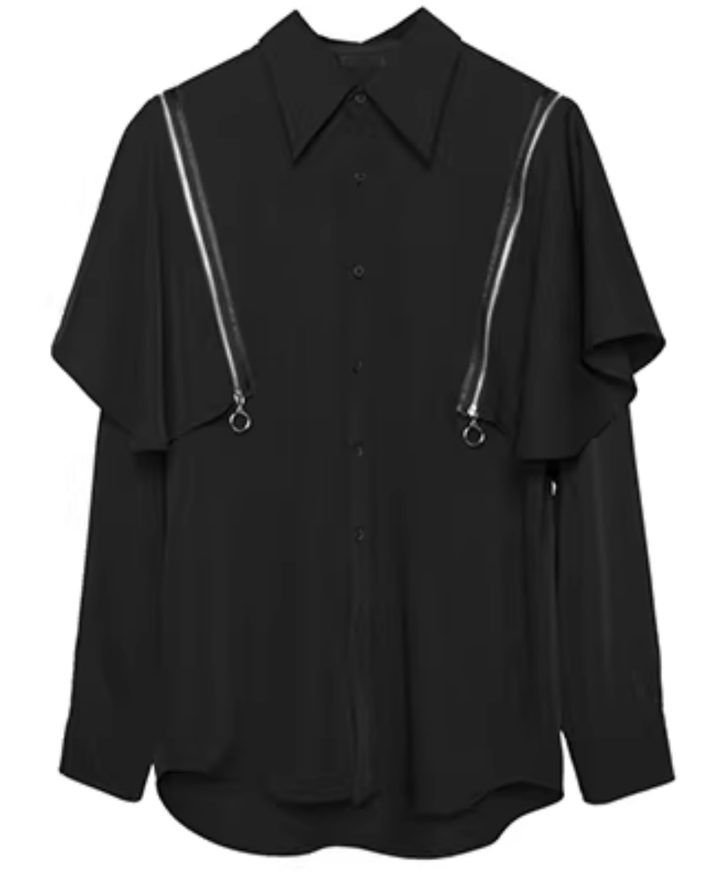 dark detachable zippered two-piece shirt EN2830