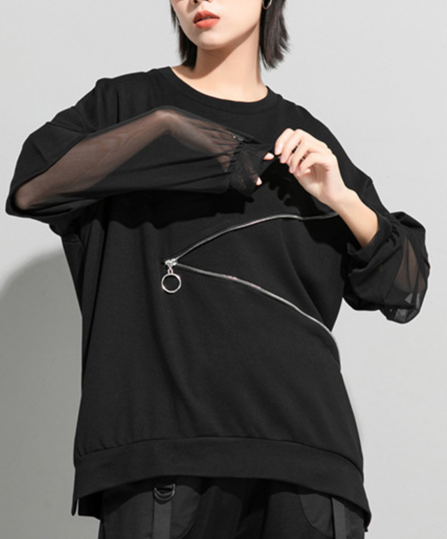 【style104】dark mode outfit set EN3043（t-shirt + skirt set）