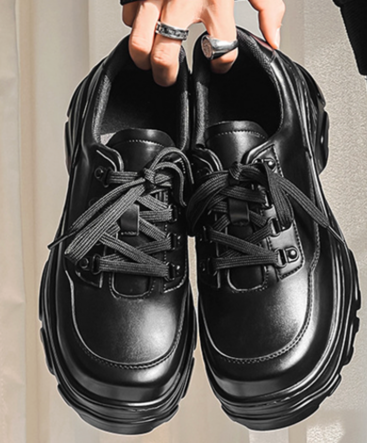 square toe lace-up casual shoes EN2499