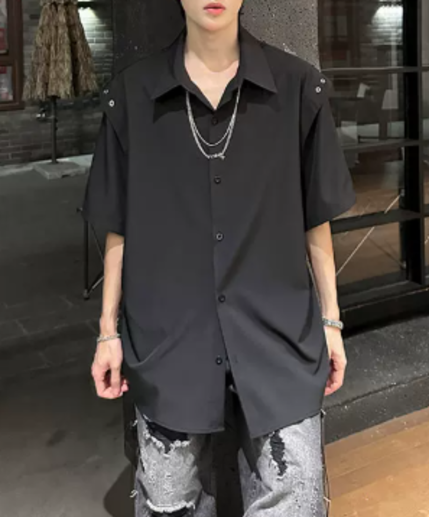necklace decoration edge shoulder shirt EN2979