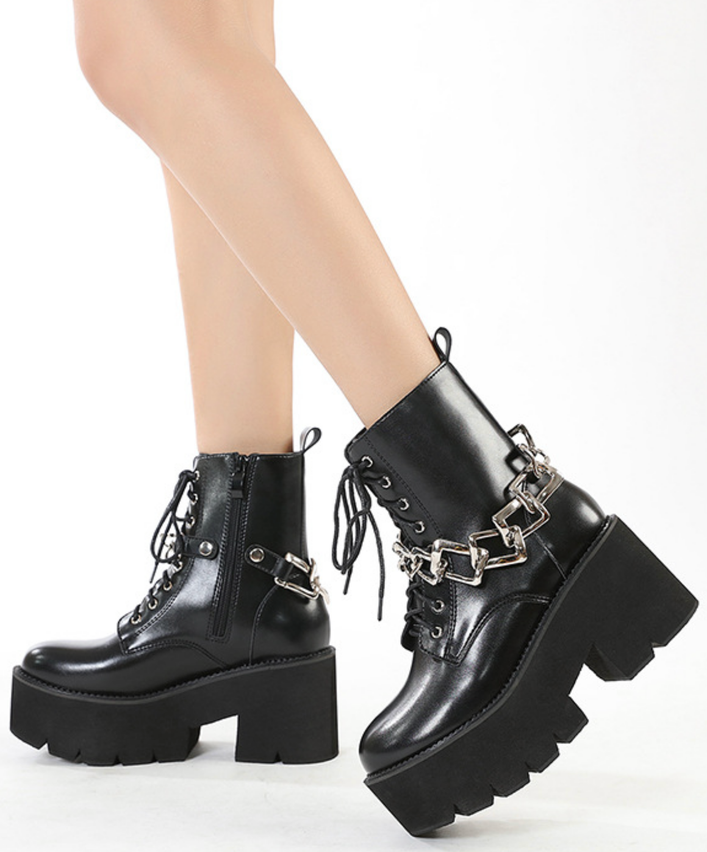 wild diamond chain boots EN2804