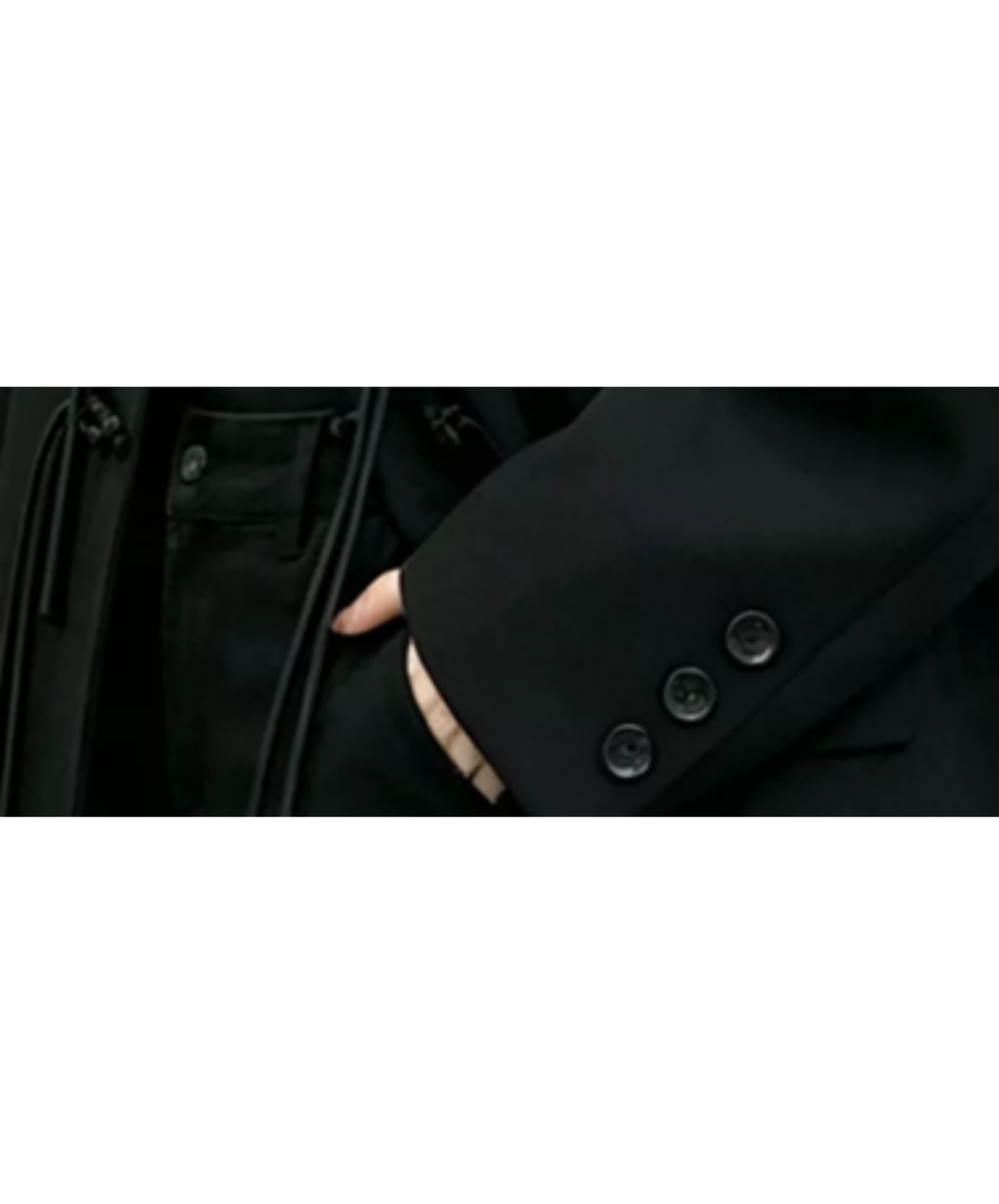 v-neck with Chinese-style cord closures jacket EN3210
