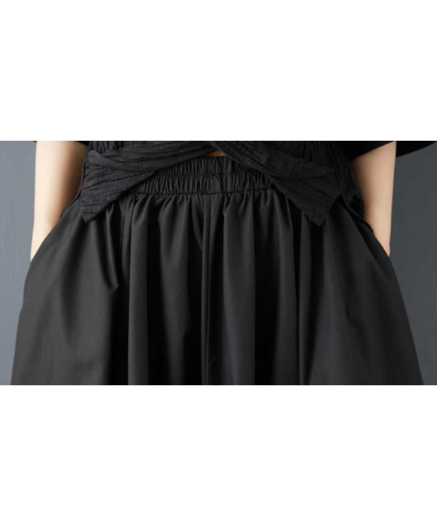 korean-style oversized patchwork wide pants EN3057