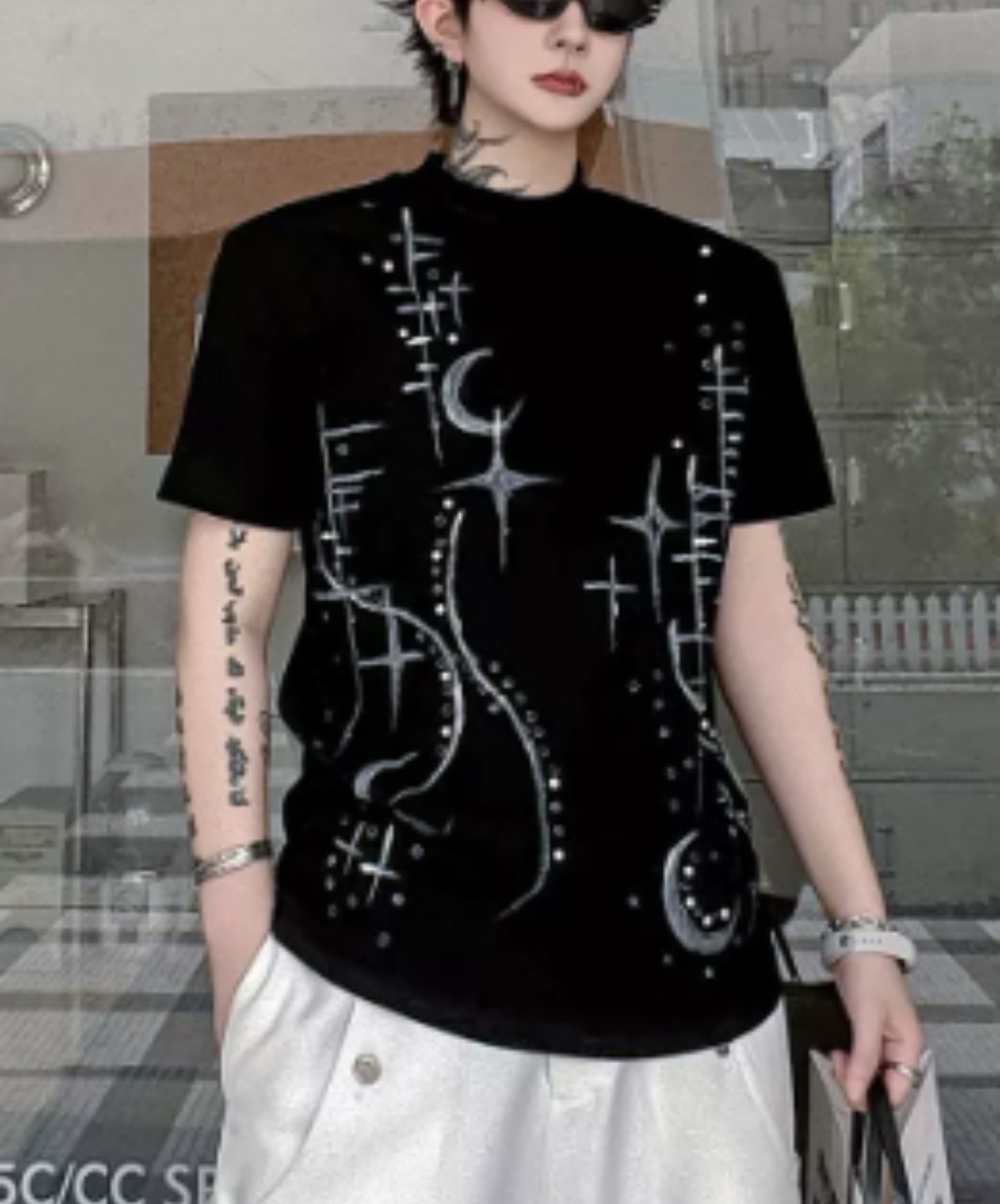 round neck rivet decorated Stella t-shirt EN2919