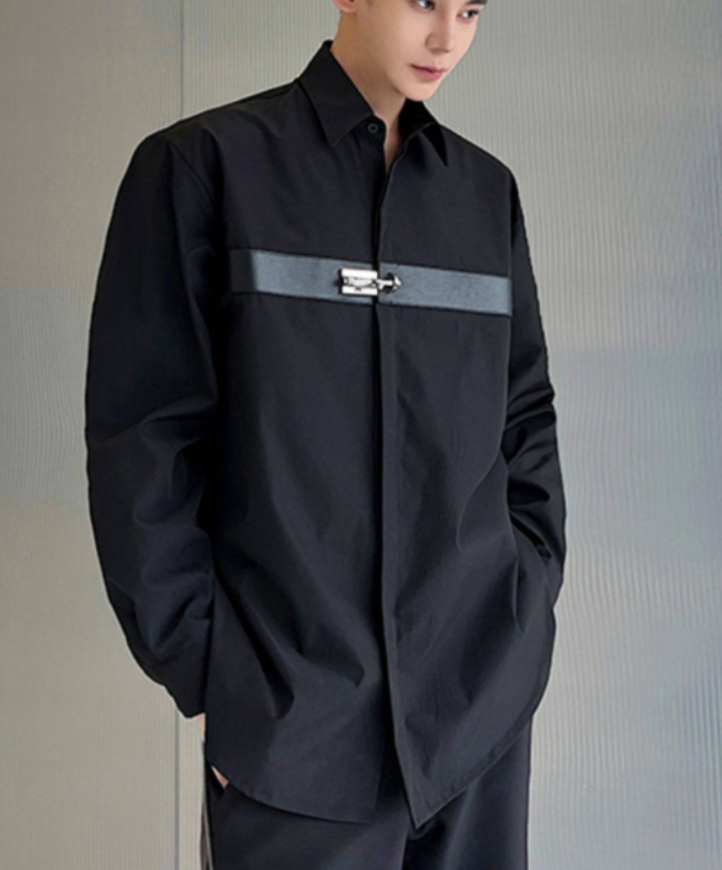 metal rock design border shirt EN2664