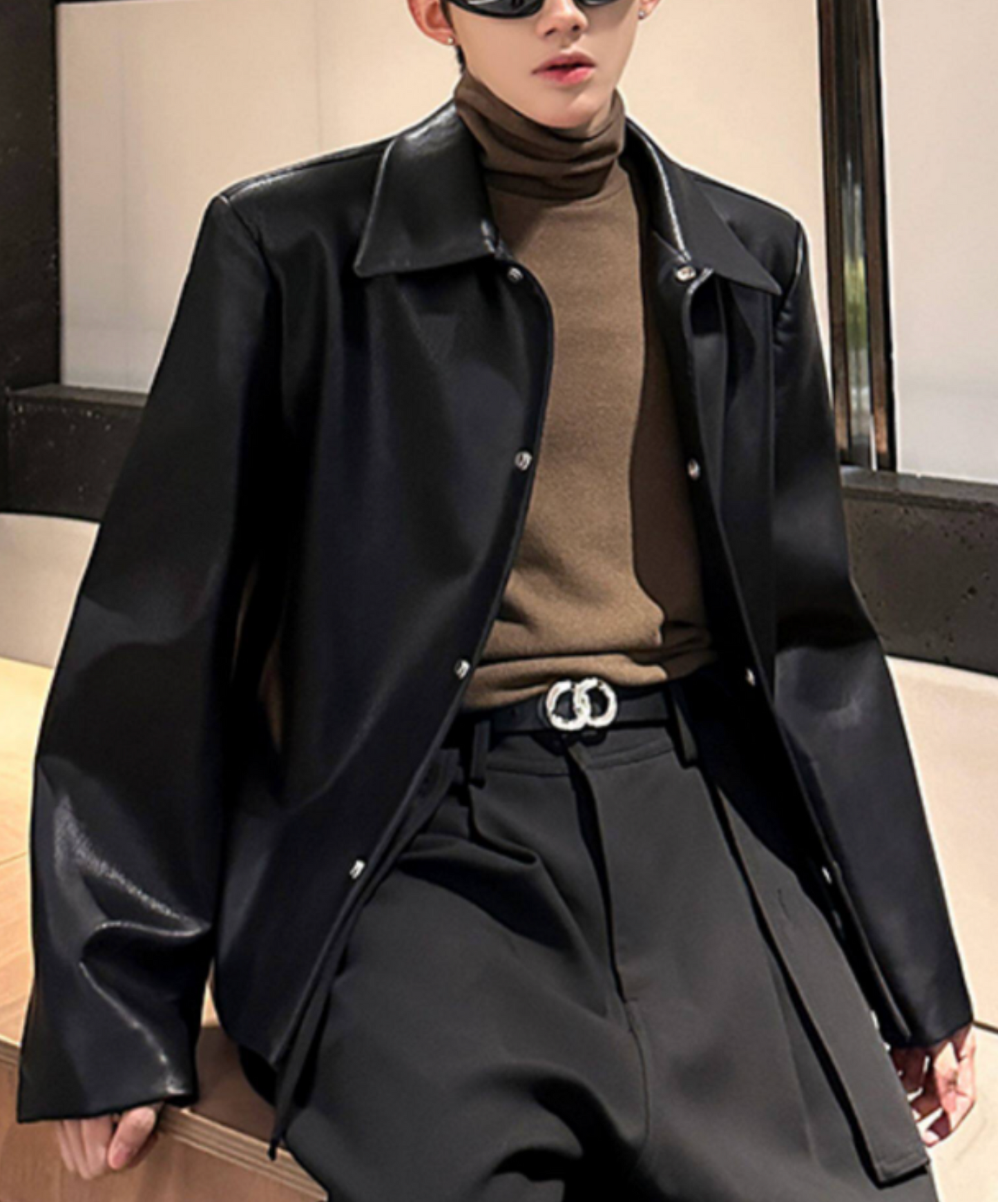 fake leather jacket EN2619