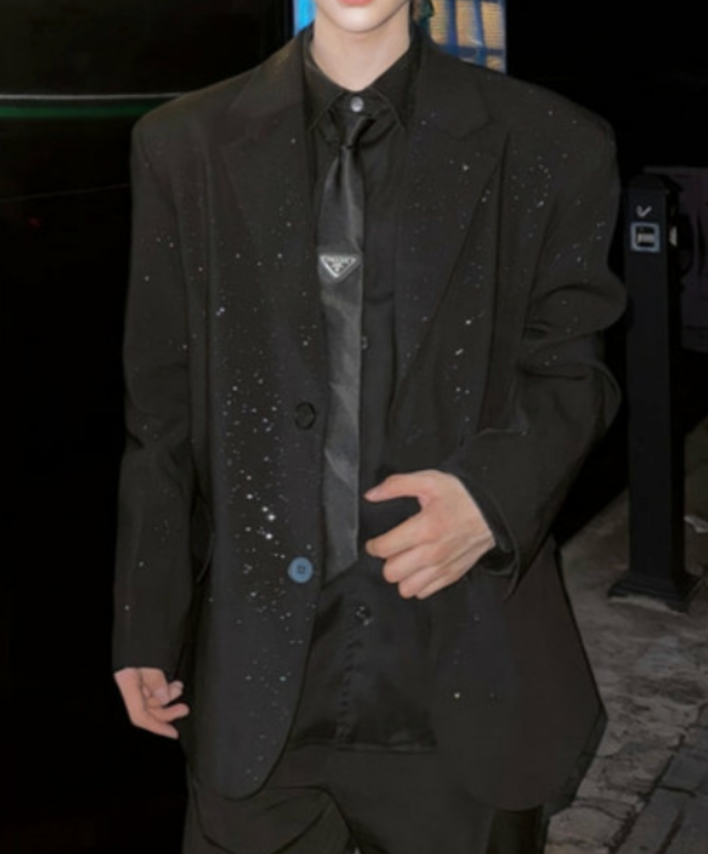 stardust sequin decoration jacket EN2416