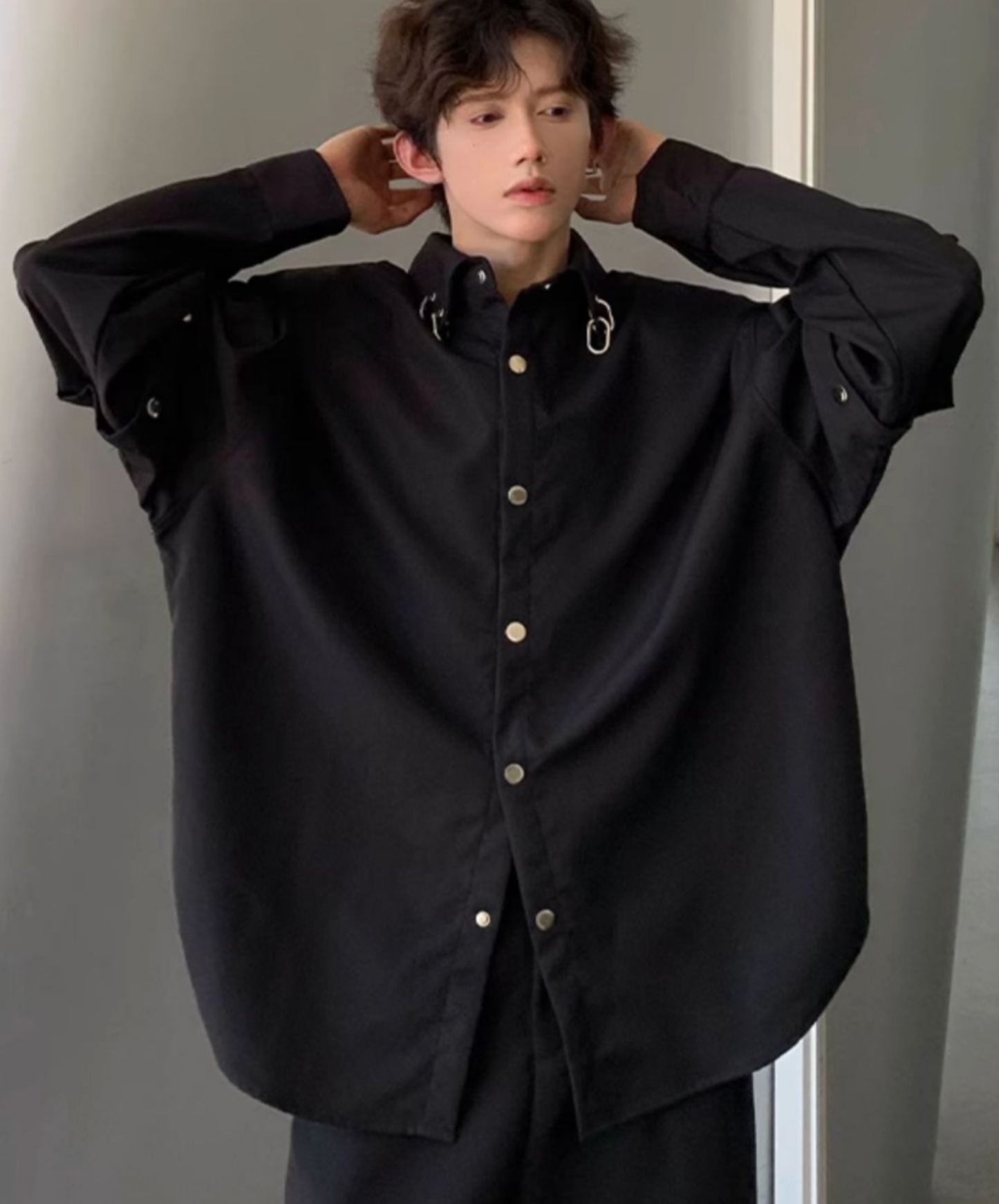 chainring decorative rivets shirt EN2687