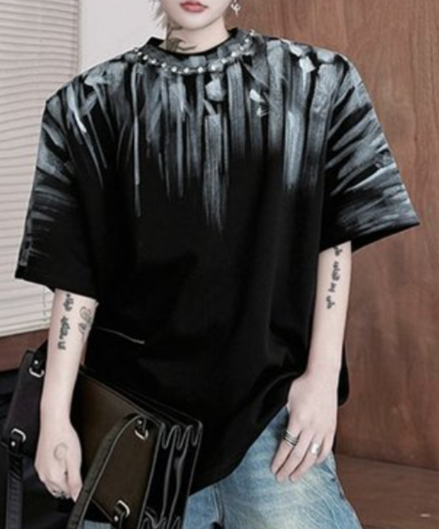 hand drawn gradient design t-shirt EN2071