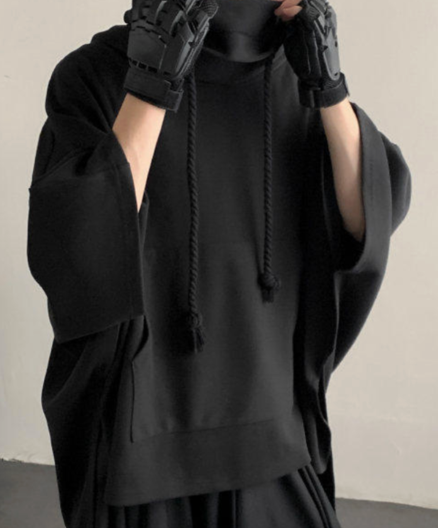 【style89】dark mode outfit set EN2699（sweatshirt + pants set）
