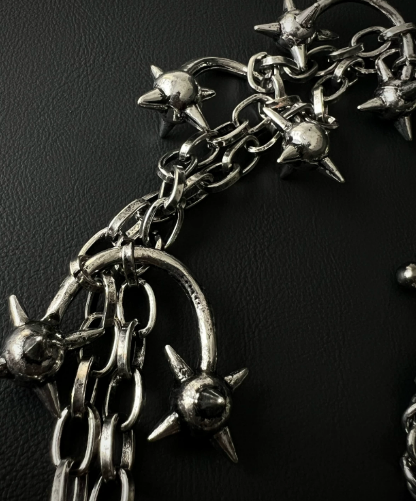 punk gothic cross barbell necklace EN2851