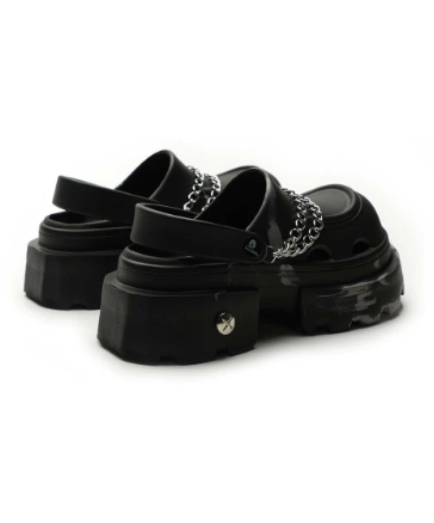 dark punk chain sandals EN2929