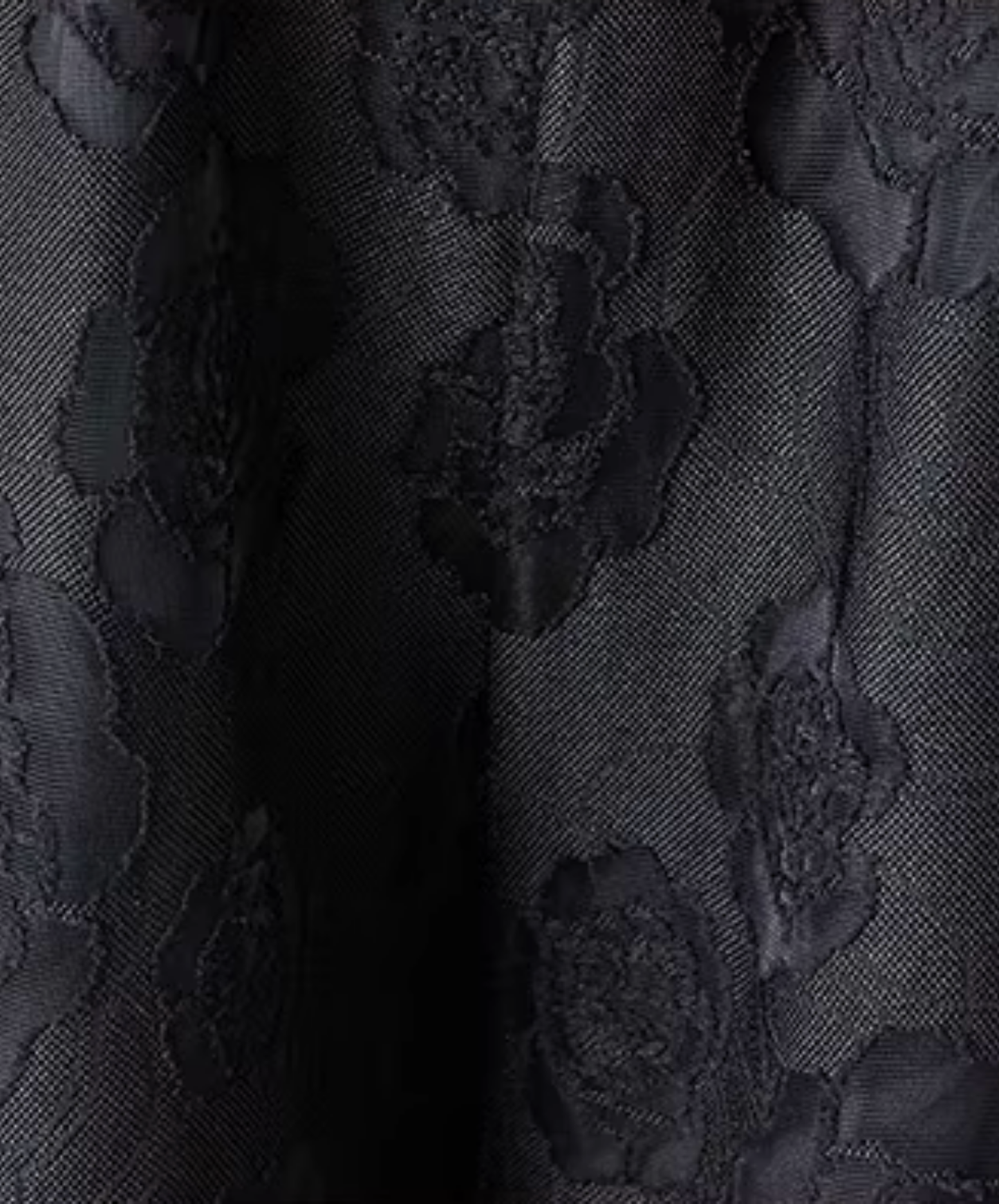 dark rose motif lace design wide pants EN2798