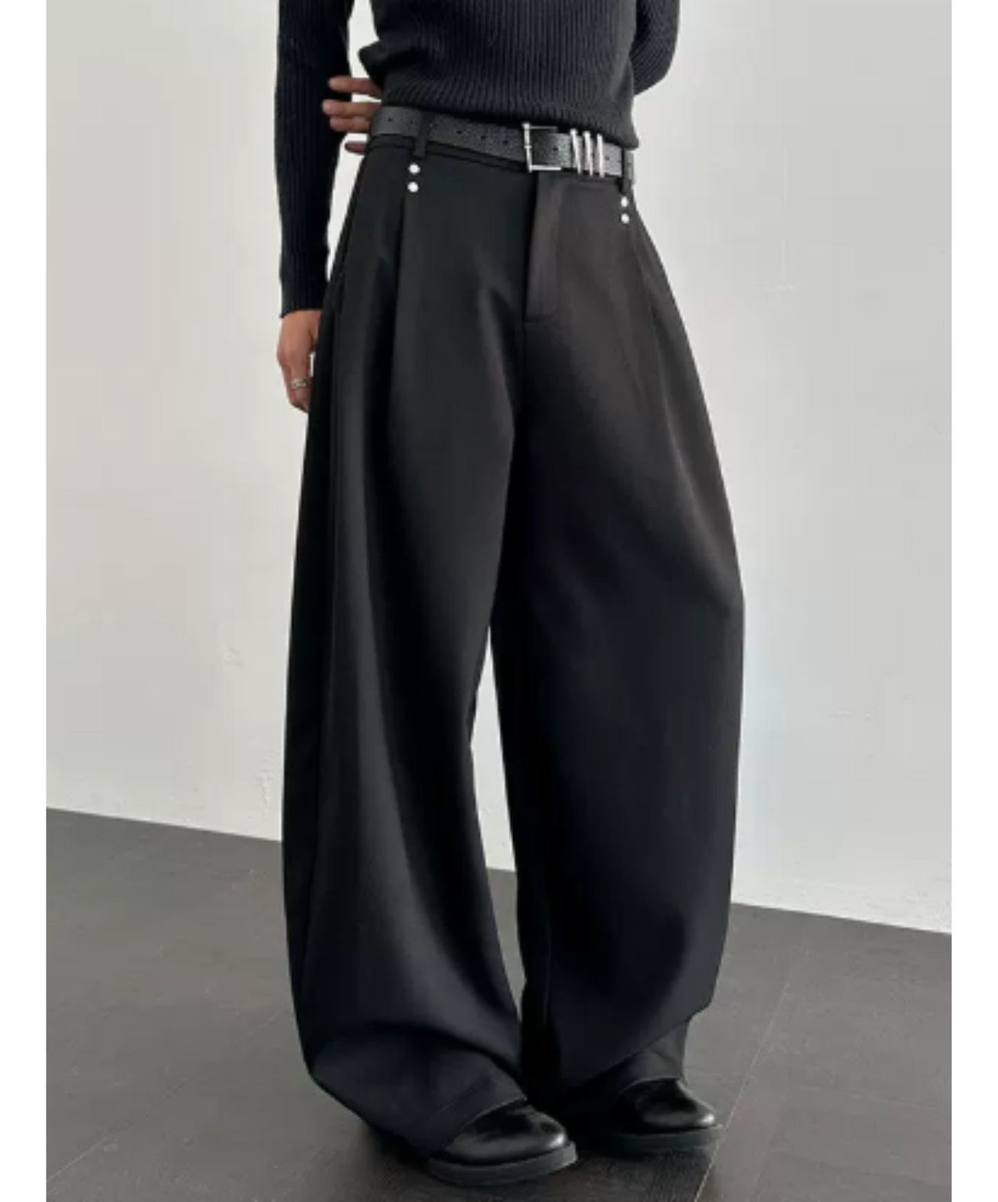 drape curve wide pants EN2932