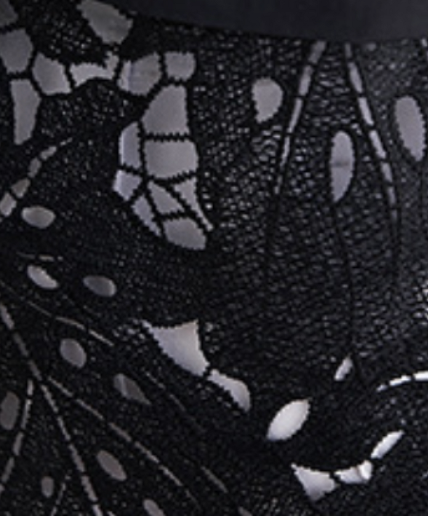 leaf motif lace fishtail long shirt EN2294