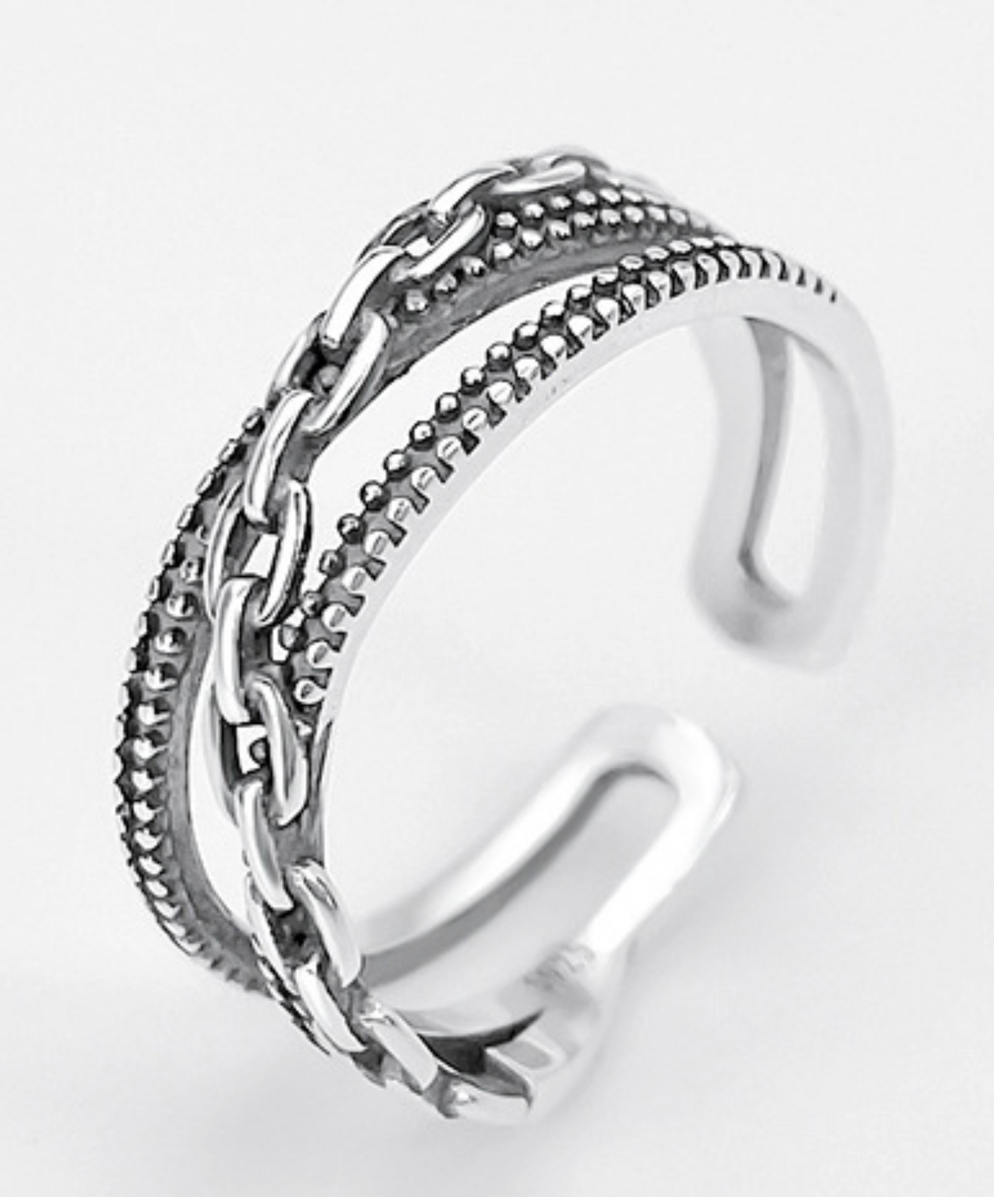 delicate chain free size ring EN2466