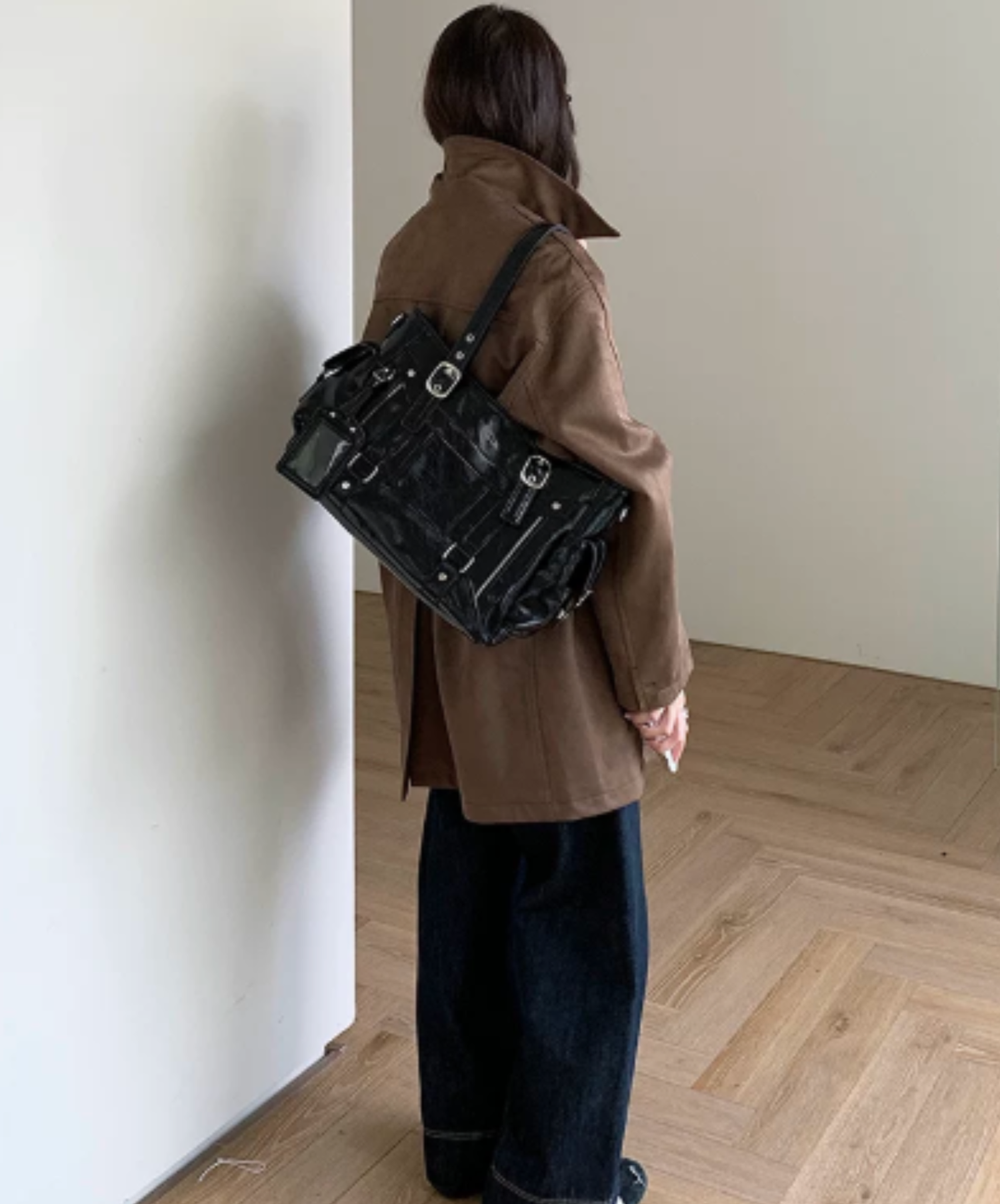 3d-pocket multi-buckle belt bag EN3251