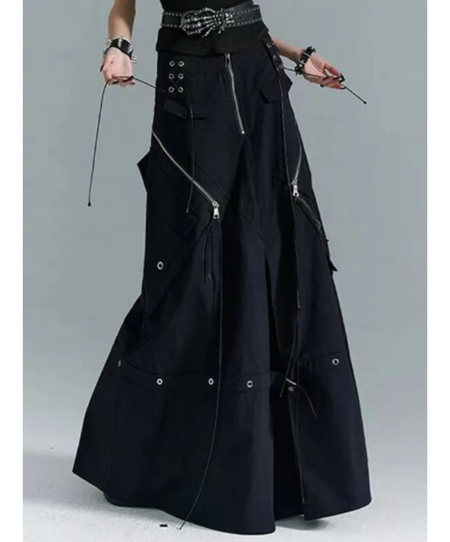 【style104】dark mode outfit set EN3043（t-shirt + skirt set）
