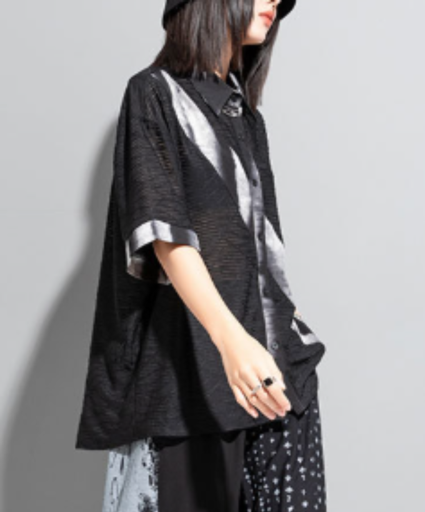 lightweight patchwork shirt EN2941