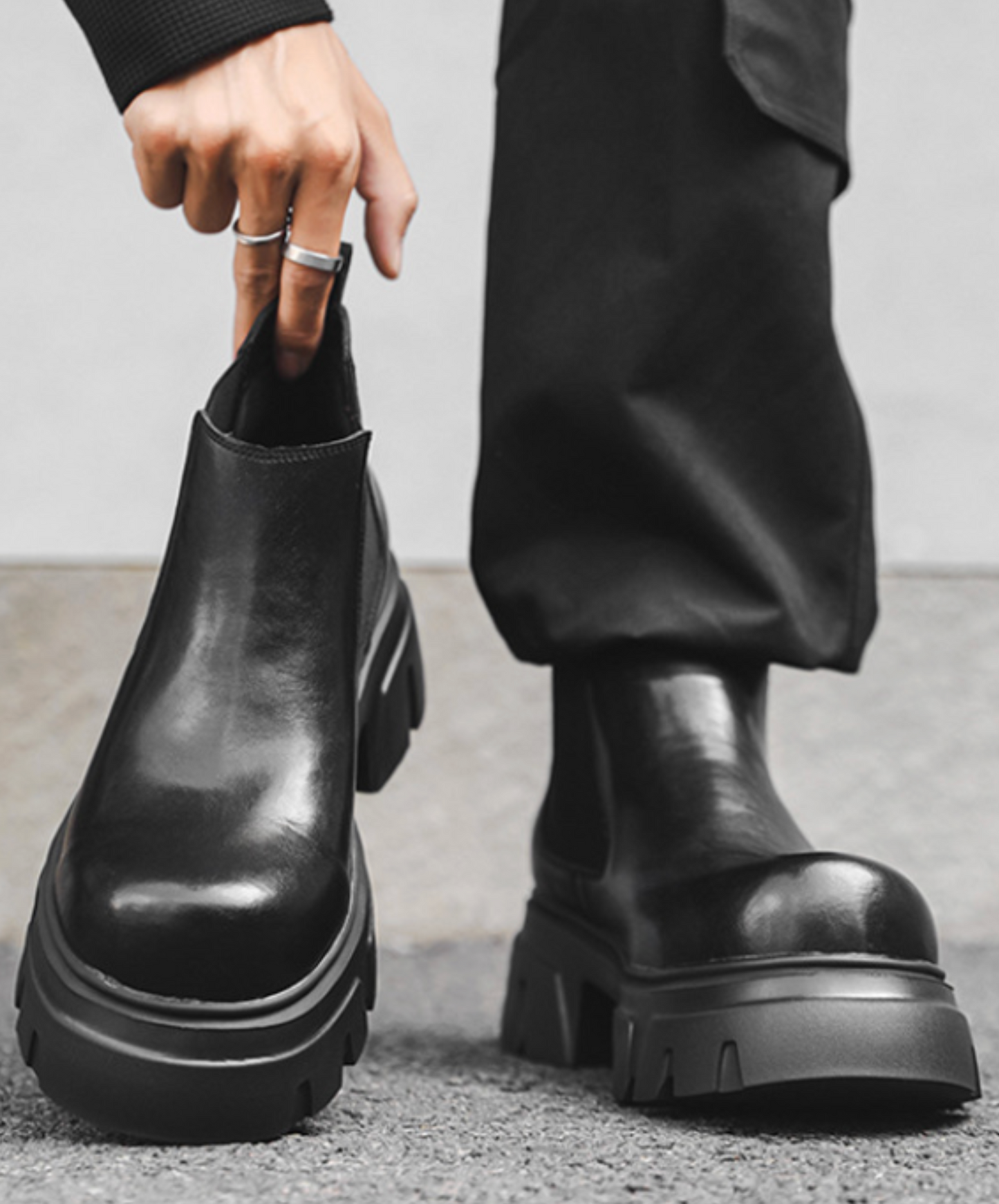 side-gore chelsea shorts shoes EN2500