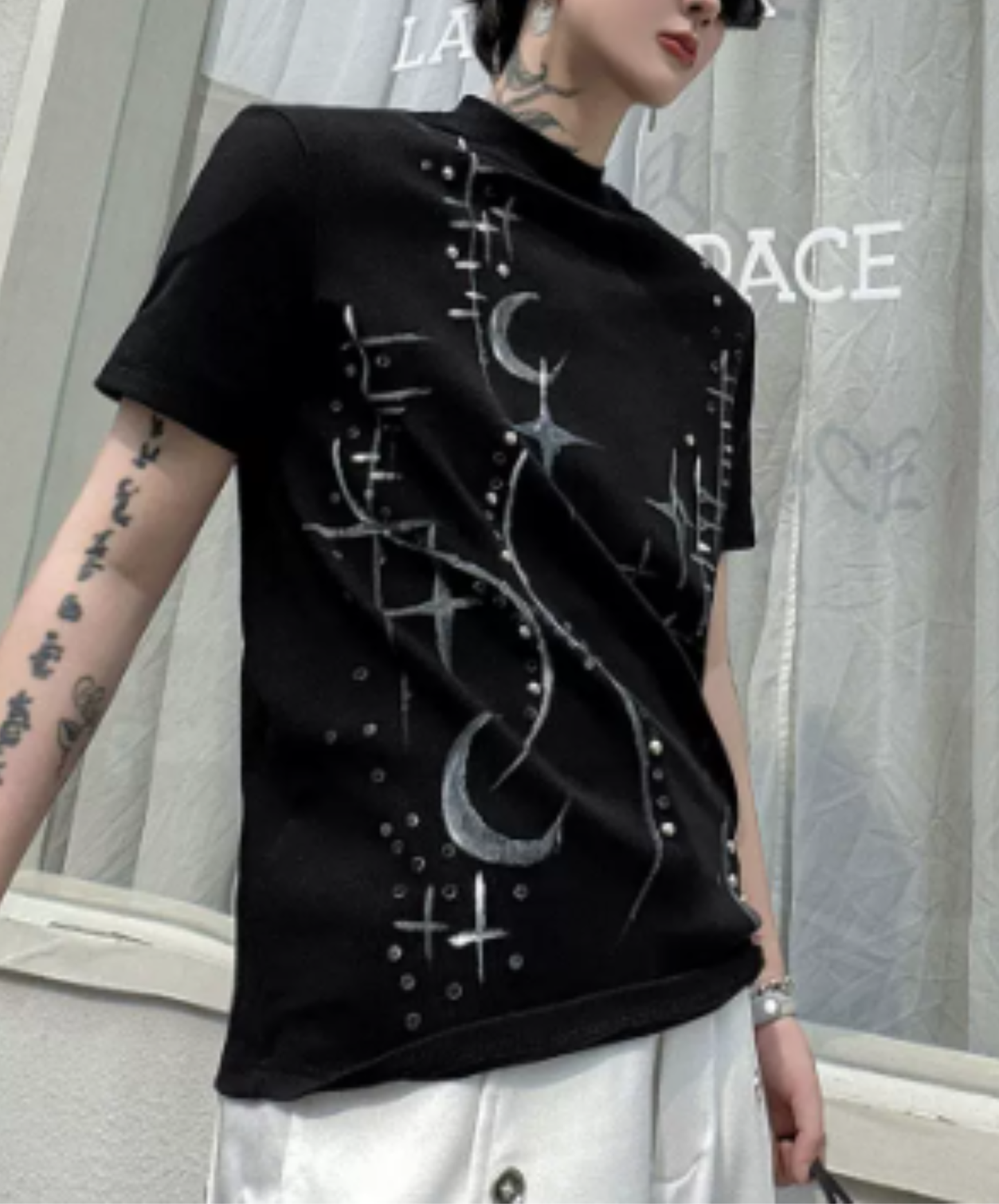 round neck rivet decorated Stella t-shirt EN2919