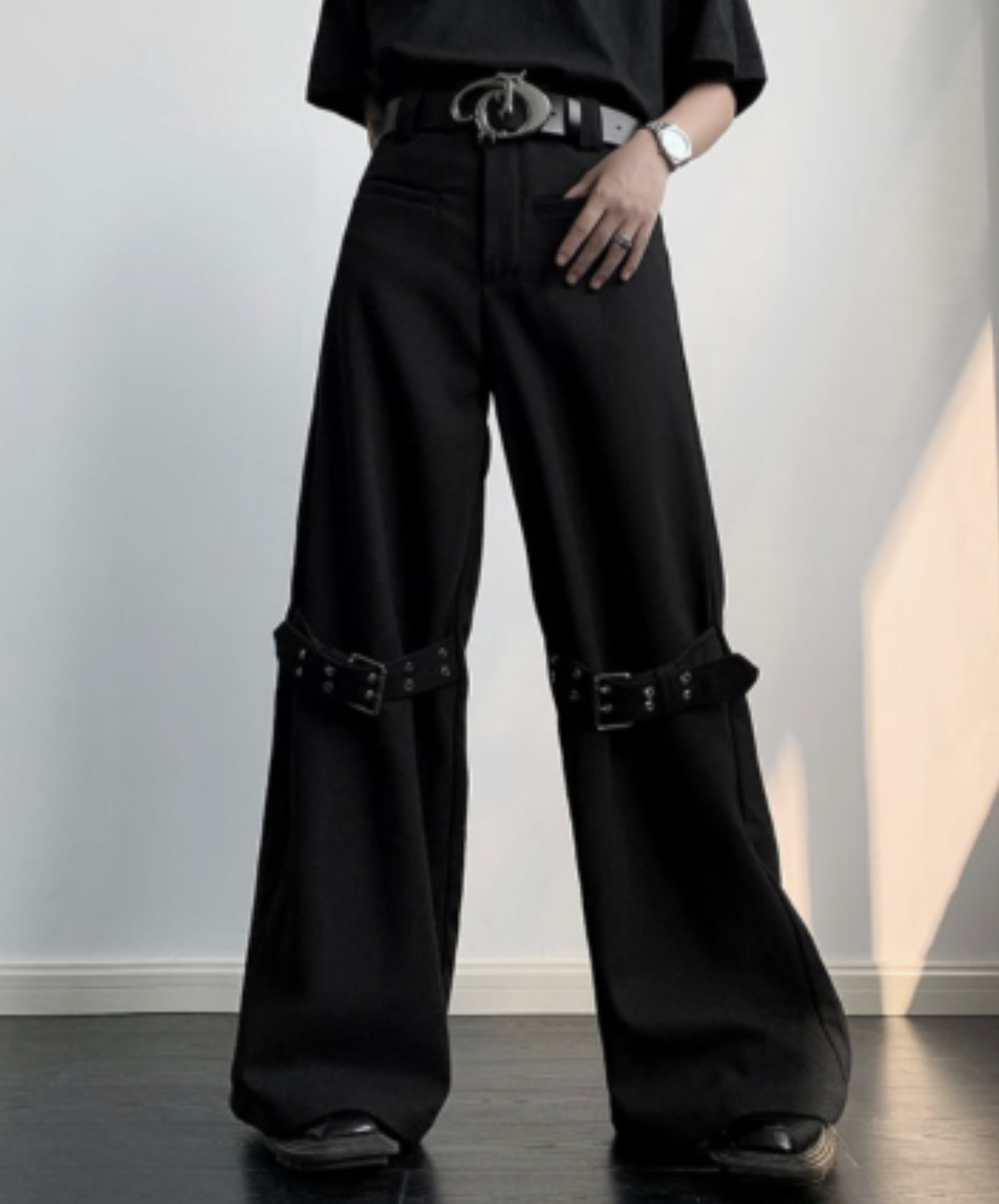【style101】dark mode outfit set EN2995（jacket + pants set）