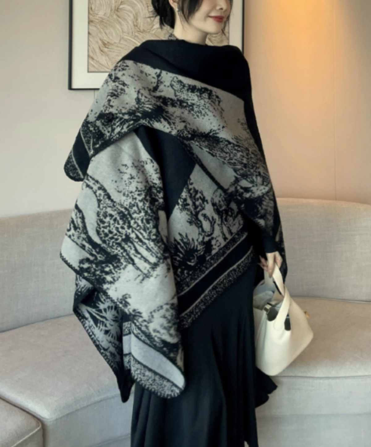 dark large-format painterly graphic design cape EN3192
