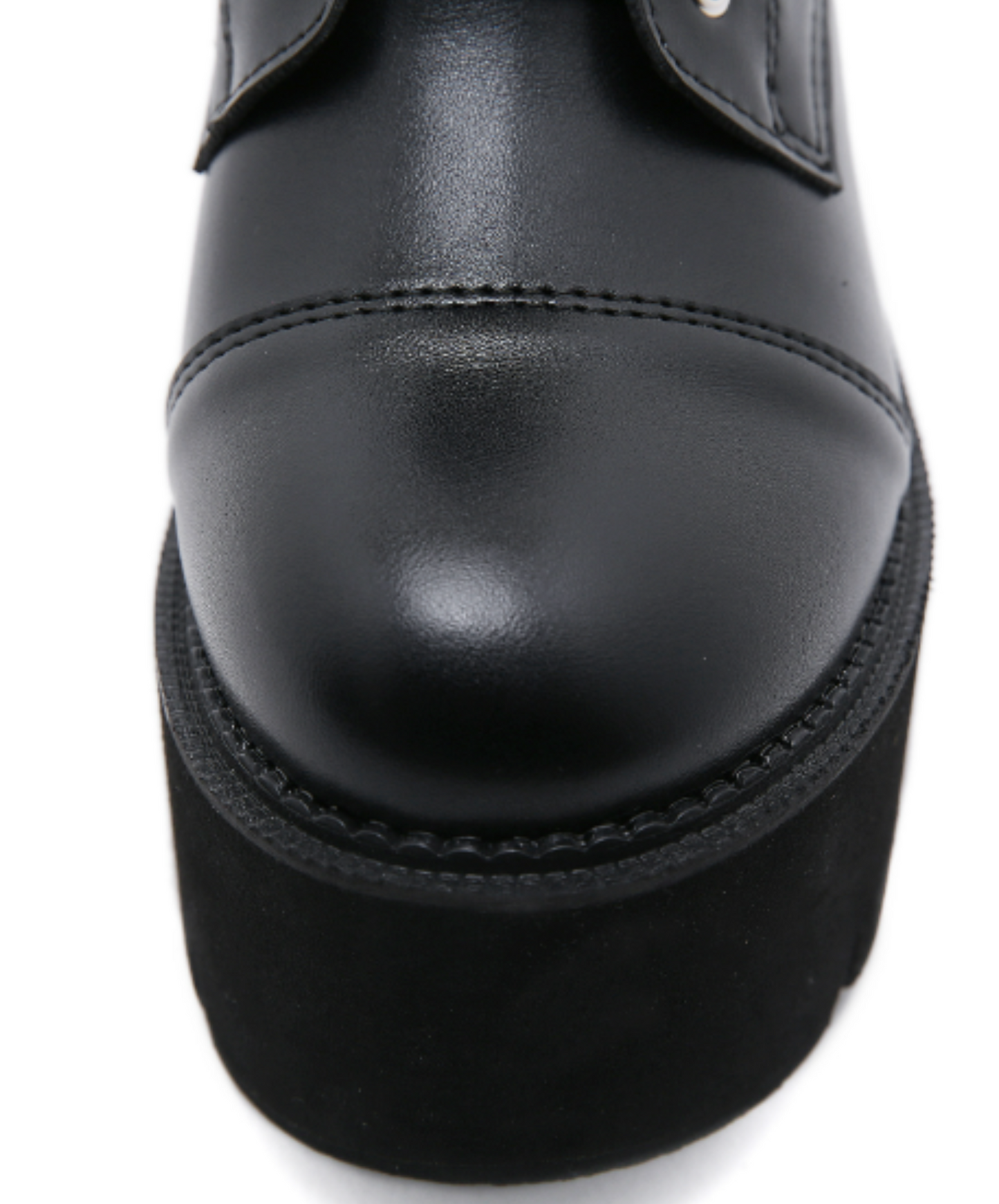 side zip up ring decorative belt boots EN1275