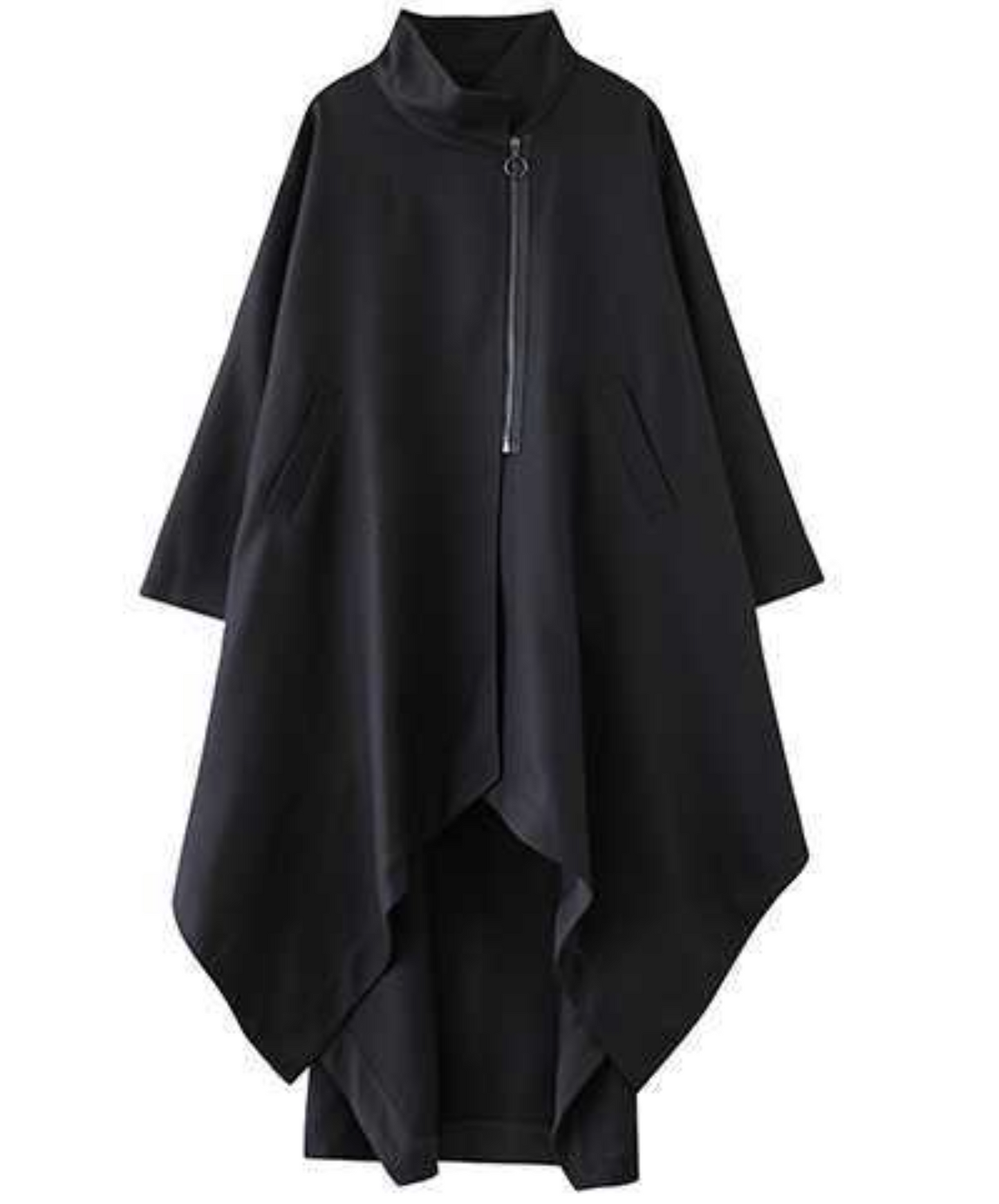 stand collar a-line coat EN2444