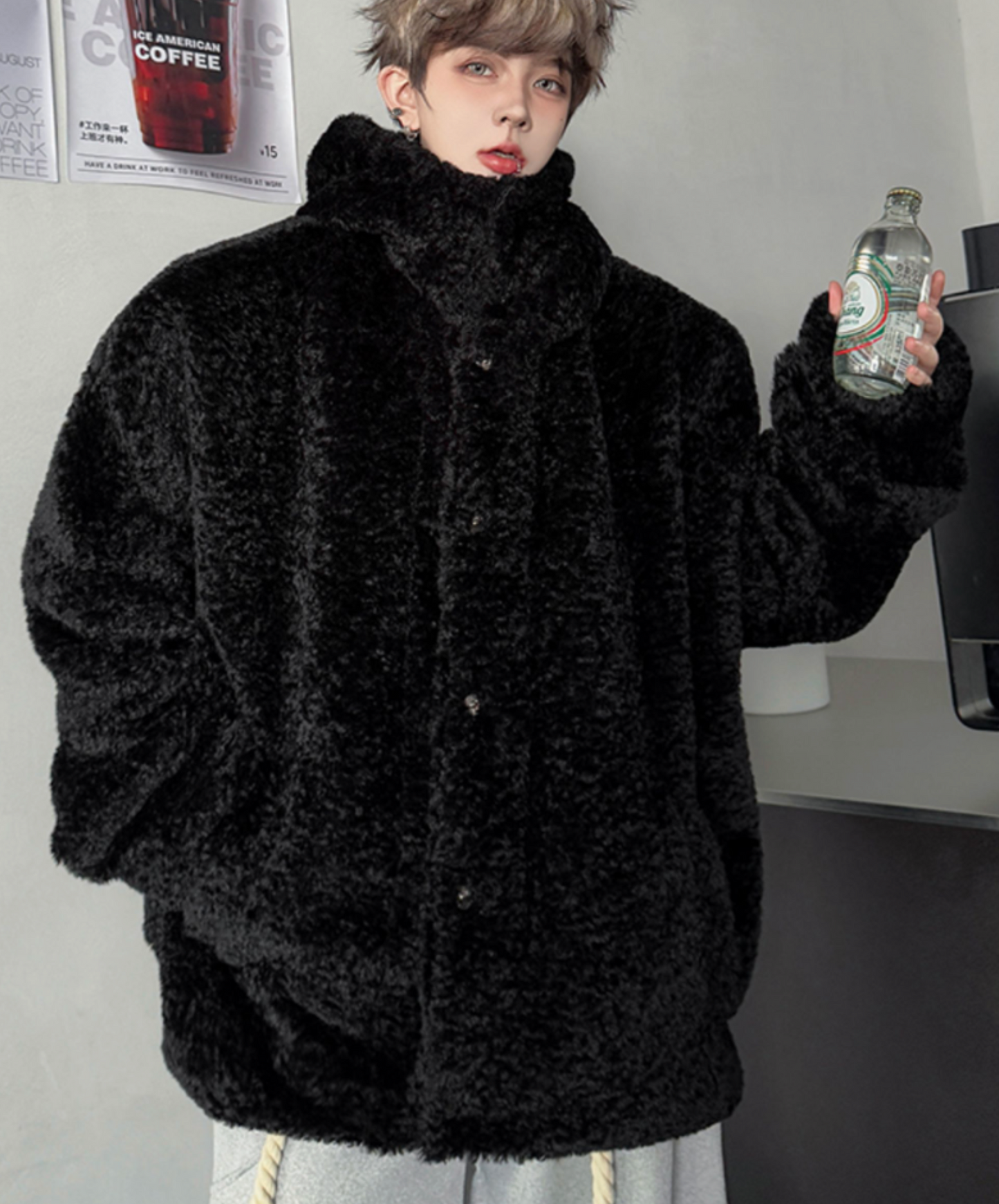 with volume hood jacket EN2614