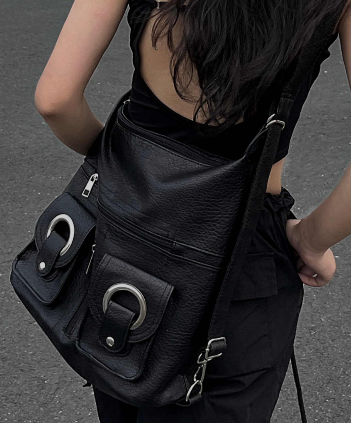 retro soft leather bag EN2583