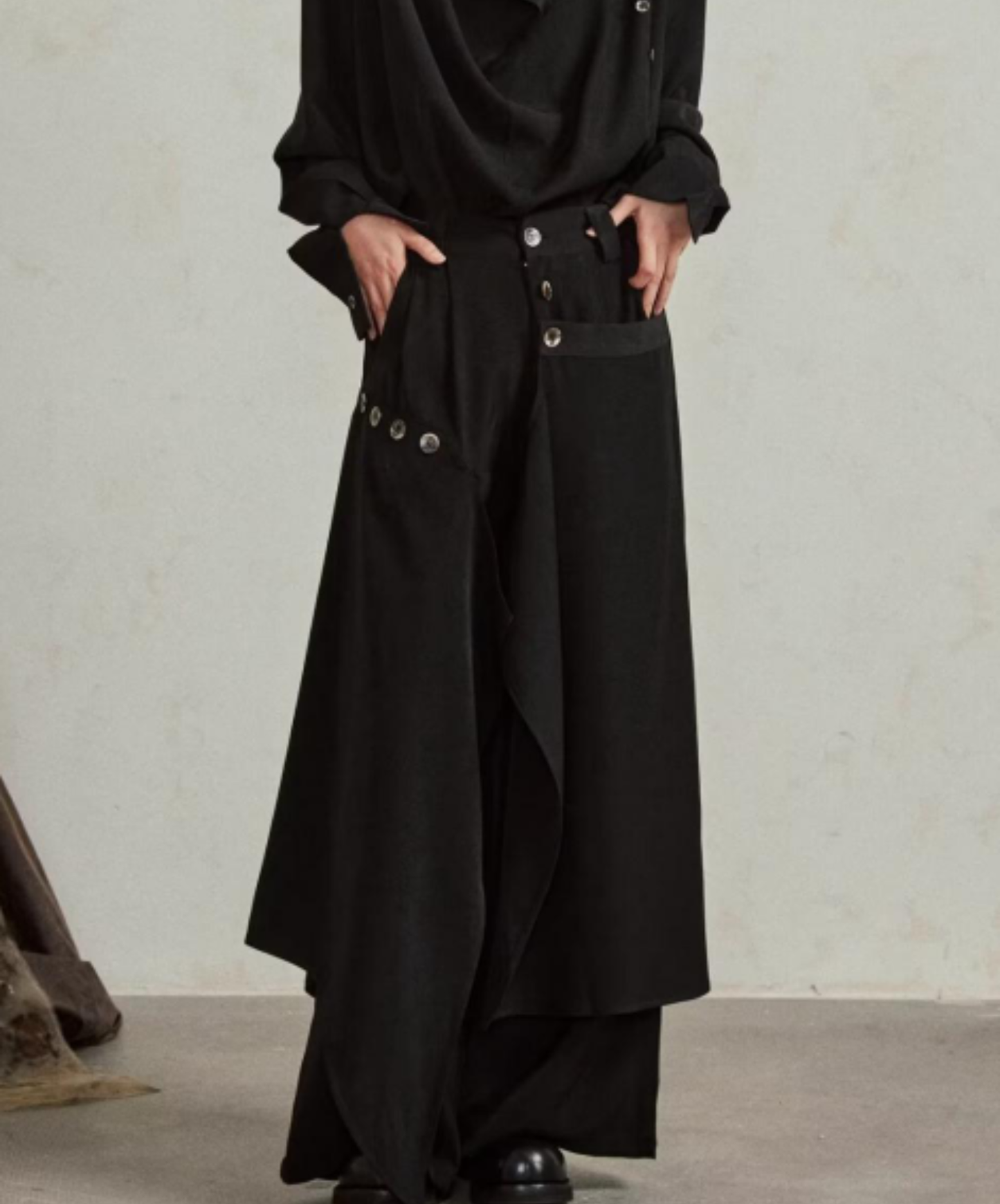 【style81】dark mode outfit set EN2552（hoodie + pants set）